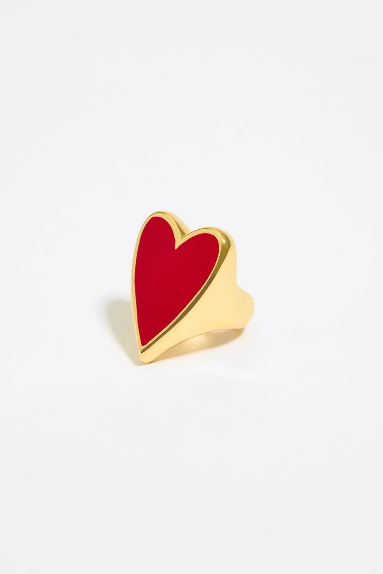 BIMBA Y LOLA Anillo Corazon Rojo<Mujer Anillos