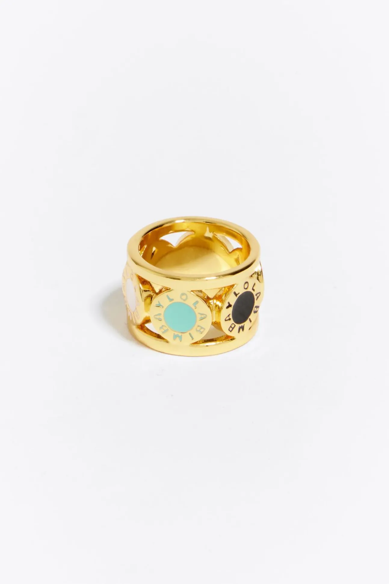 BIMBA Y LOLA Anillo Logo Dorado<Mujer Anillos