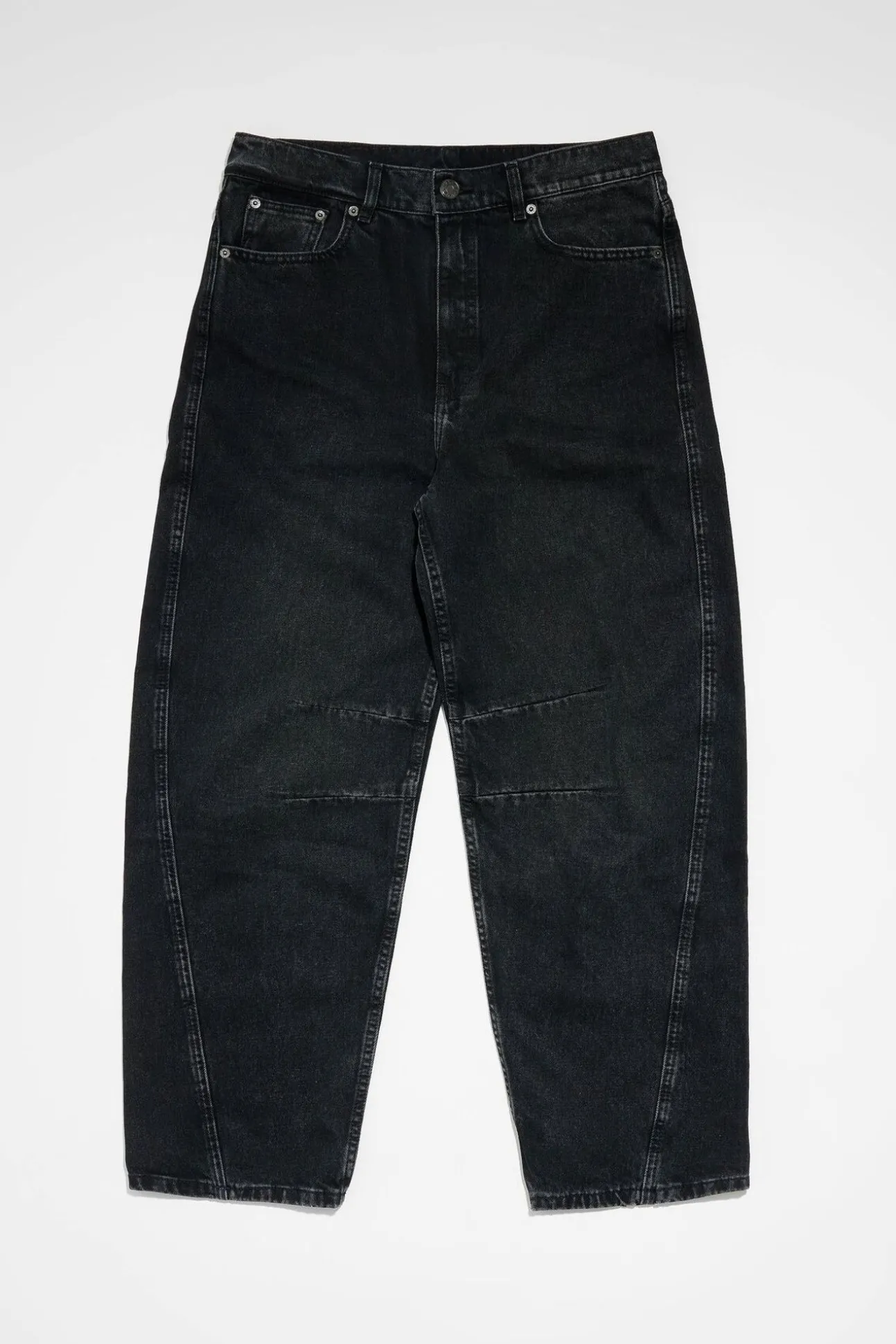 BIMBA Y LOLA Barrel - Vaquero Negro Lavado<Mujer Denim