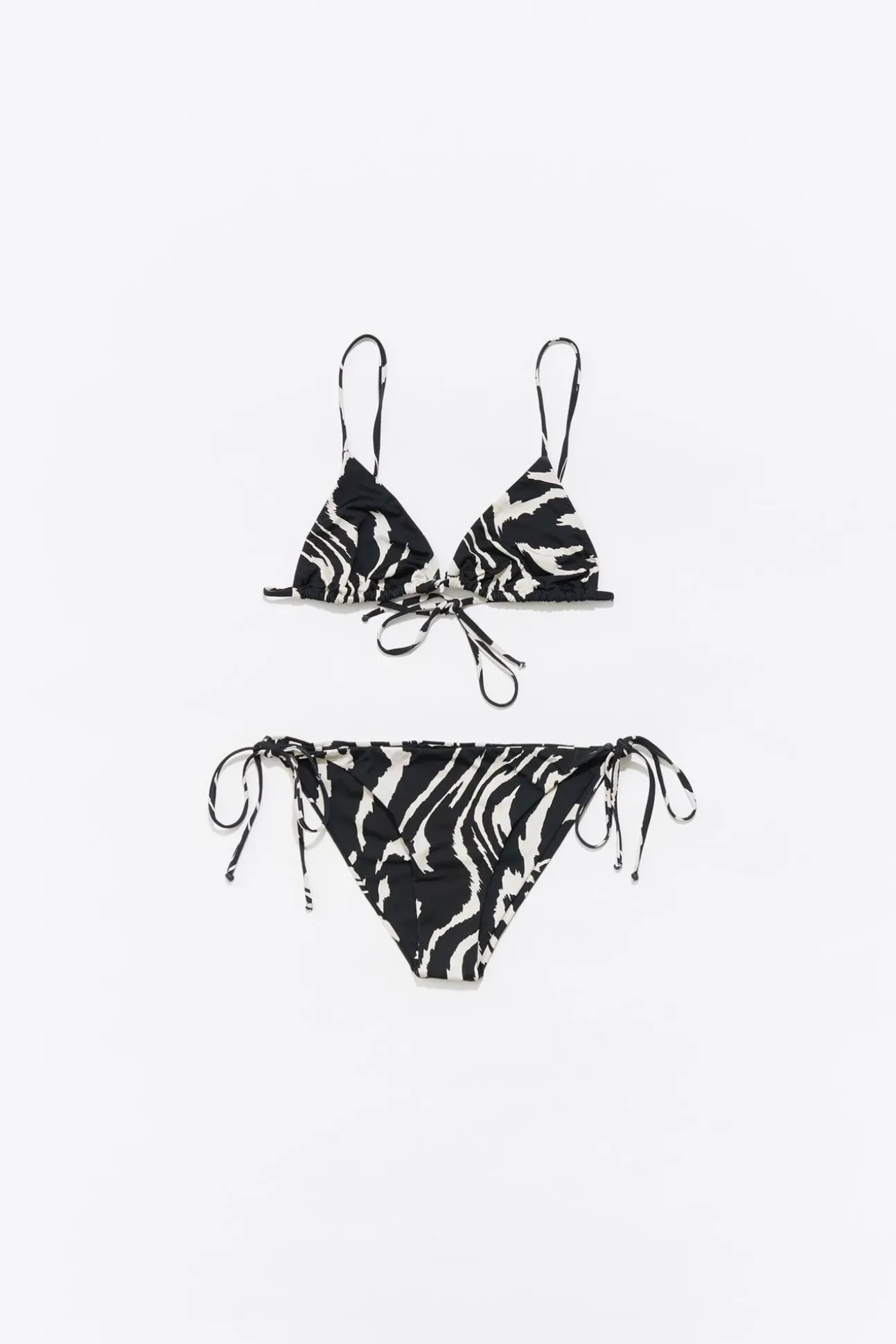 BIMBA Y LOLA Bikini Triangulo Tiger Liquid Negro<Mujer Biquinis Y Bañadores