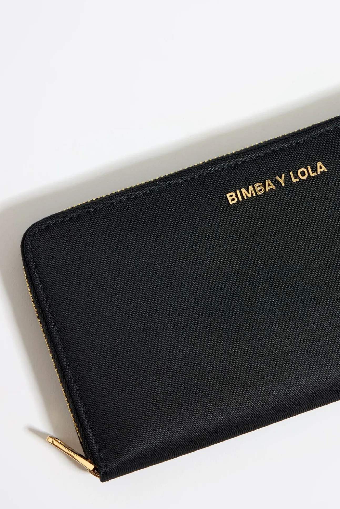 BIMBA Y LOLA Billetera Horizontal Nylon Negra<Mujer Nylon