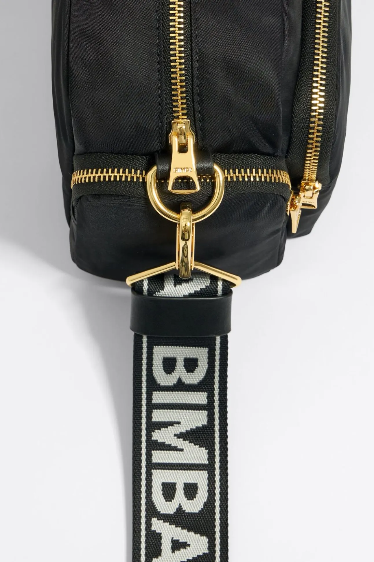 BIMBA Y LOLA Bolso Bandolera Mediano Negro<Mujer Bolsos Nylon