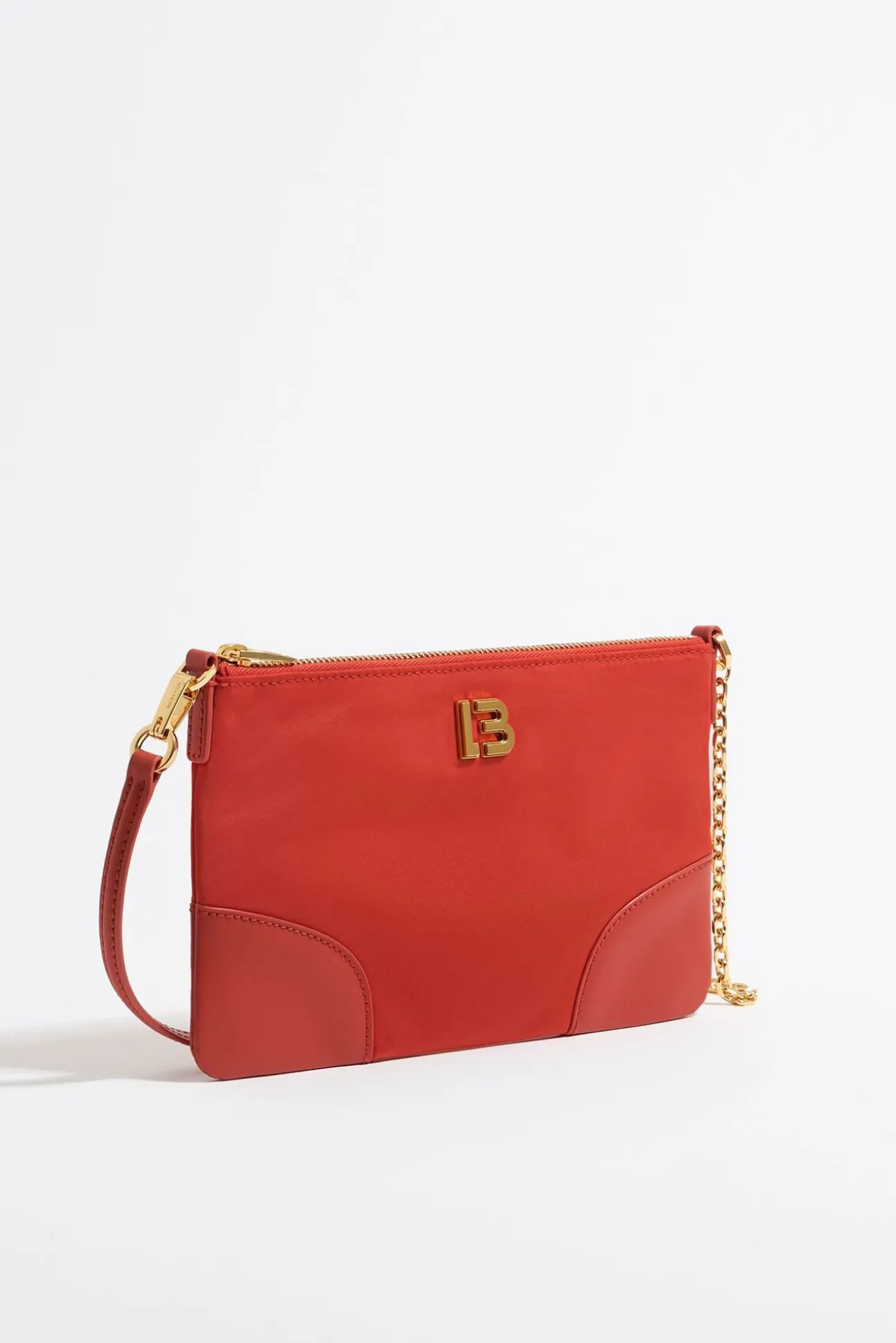 BIMBA Y LOLA Bolso Bandolera Mini Nylon Coral<Mujer Nylon