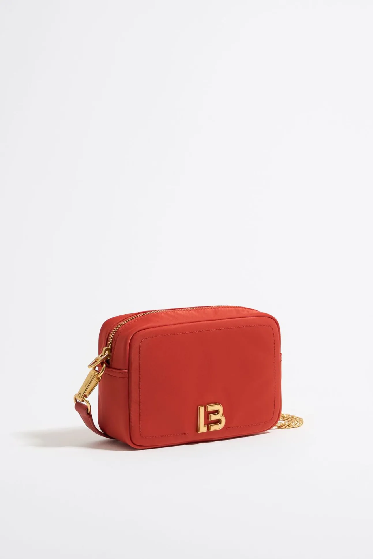 BIMBA Y LOLA Bolso Bandolera Mini Nylon Coral<Mujer Bolsos Nylon