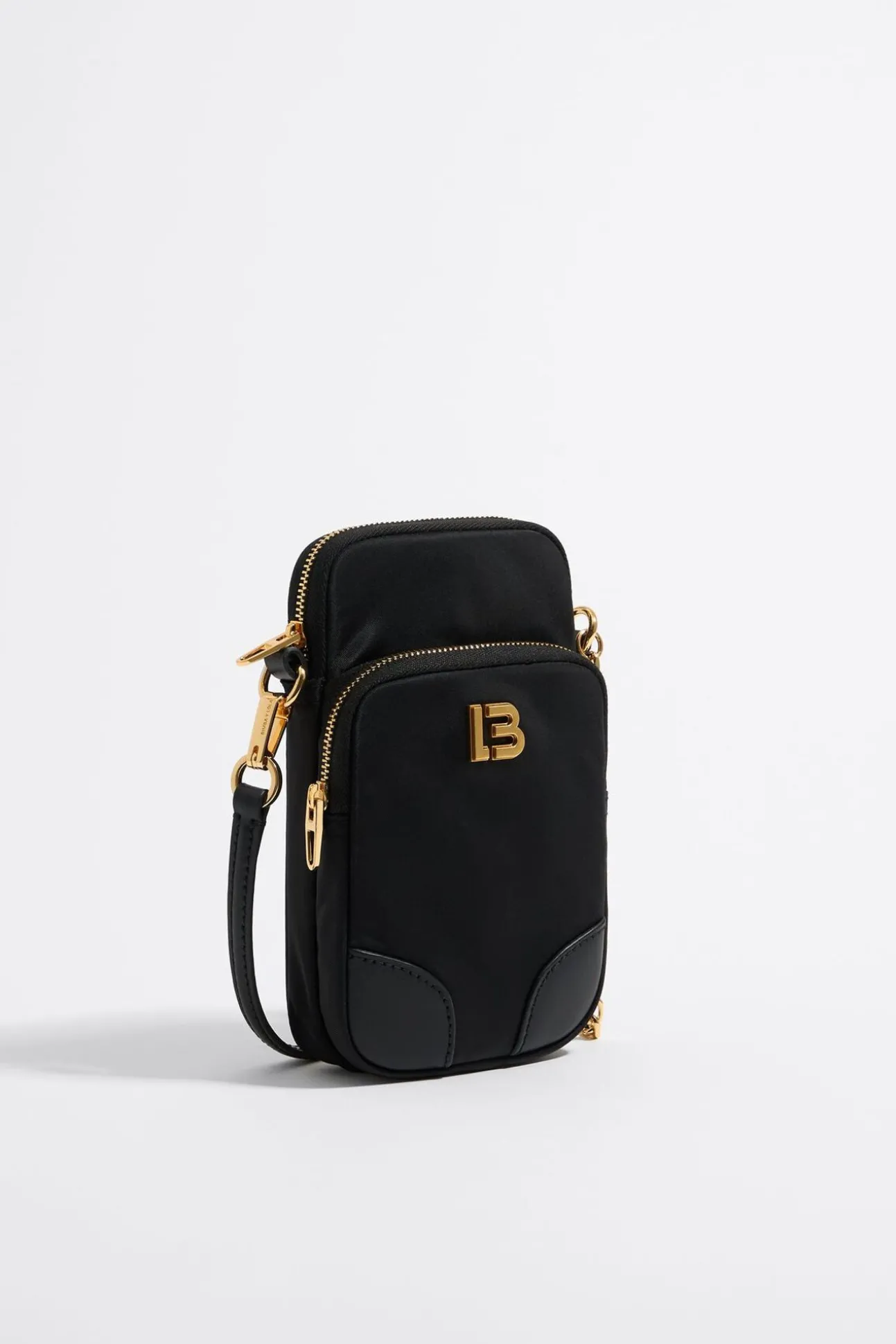 BIMBA Y LOLA Bolso Bandolera Mini Nylon Negro<Mujer Nylon