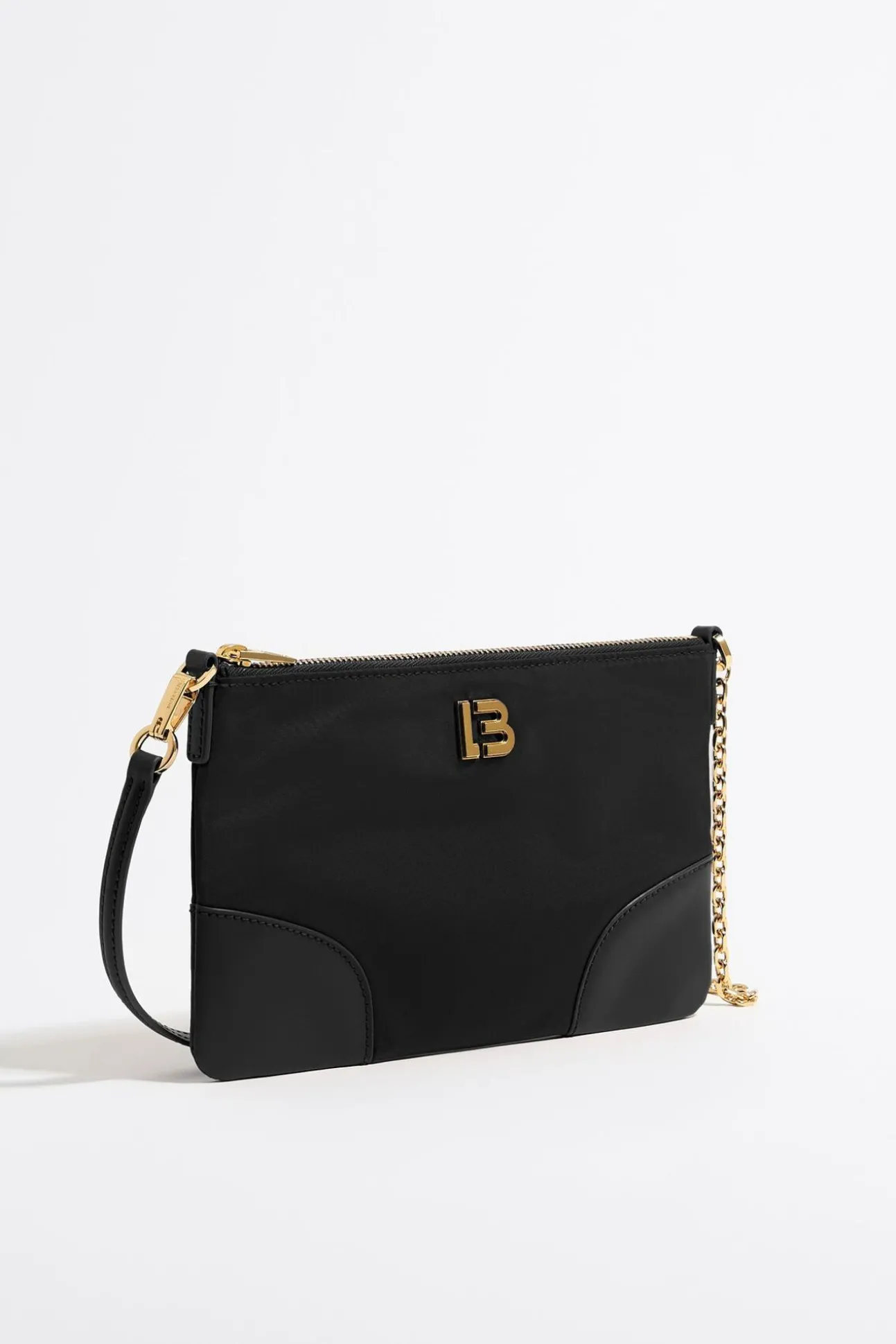 BIMBA Y LOLA Bolso Bandolera Mini Nylon Negro<Mujer Nylon