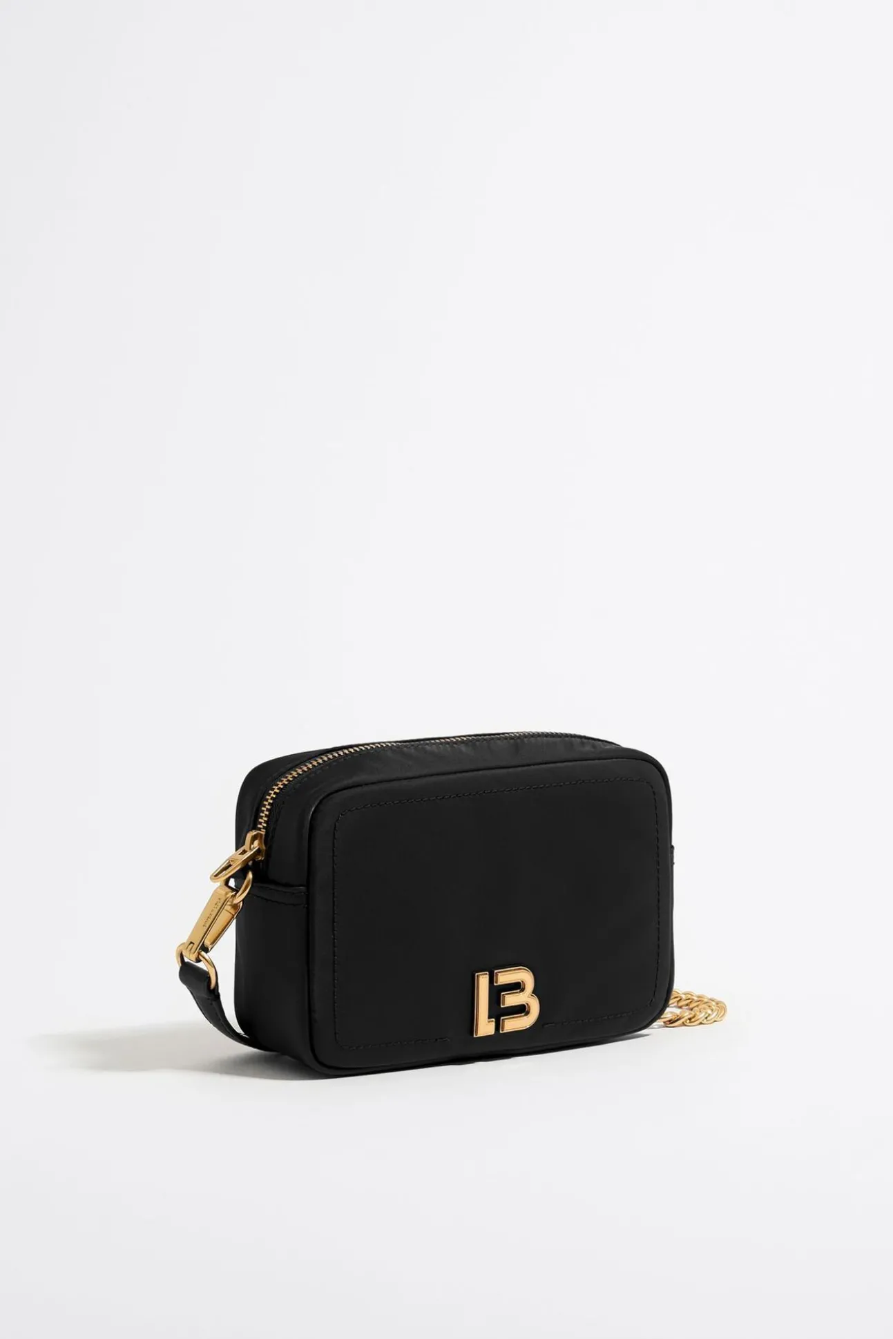 BIMBA Y LOLA Bolso Bandolera Mini Nylon Negro<Mujer Bolsos Nylon