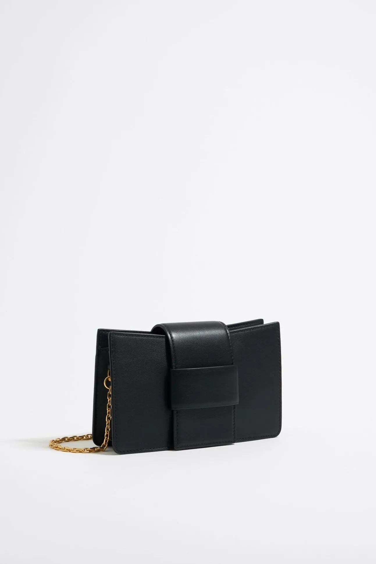 BIMBA Y LOLA Bolso Bandolera Mini Piel Negro<Mujer Bolsos Piel