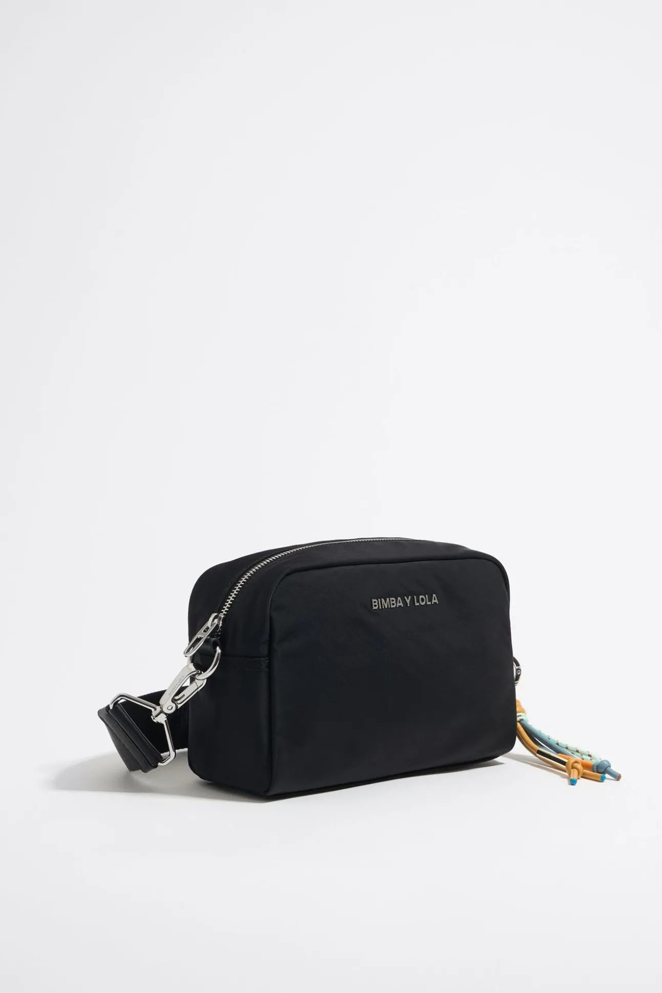 BIMBA Y LOLA Bolso Bandolera Pequeno Nylon Negro<Mujer Bolsos Nylon