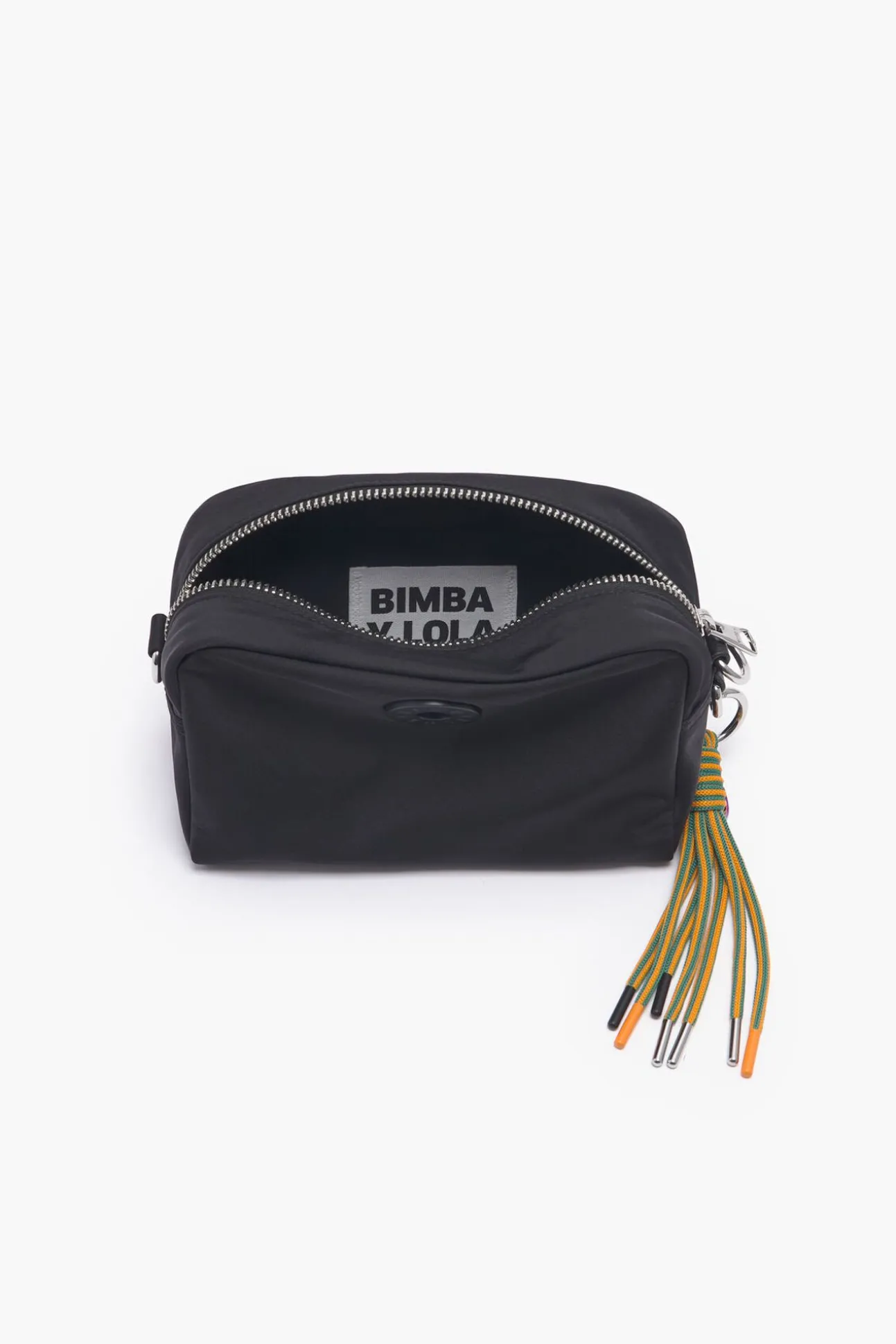 BIMBA Y LOLA Bolso Bandolera Pequeno Nylon Negro<Mujer Bolsos Nylon