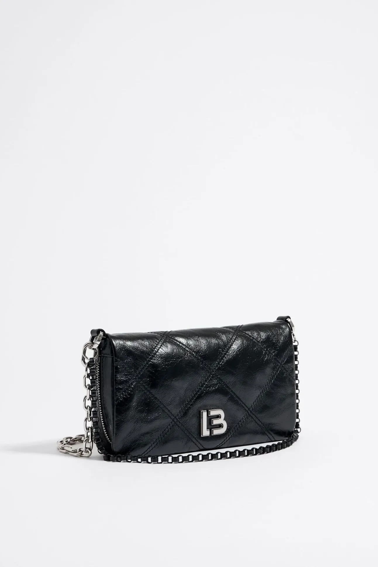 BIMBA Y LOLA Bolso Bandolera Pequeno Piel Negro<Mujer Bolsos Piel