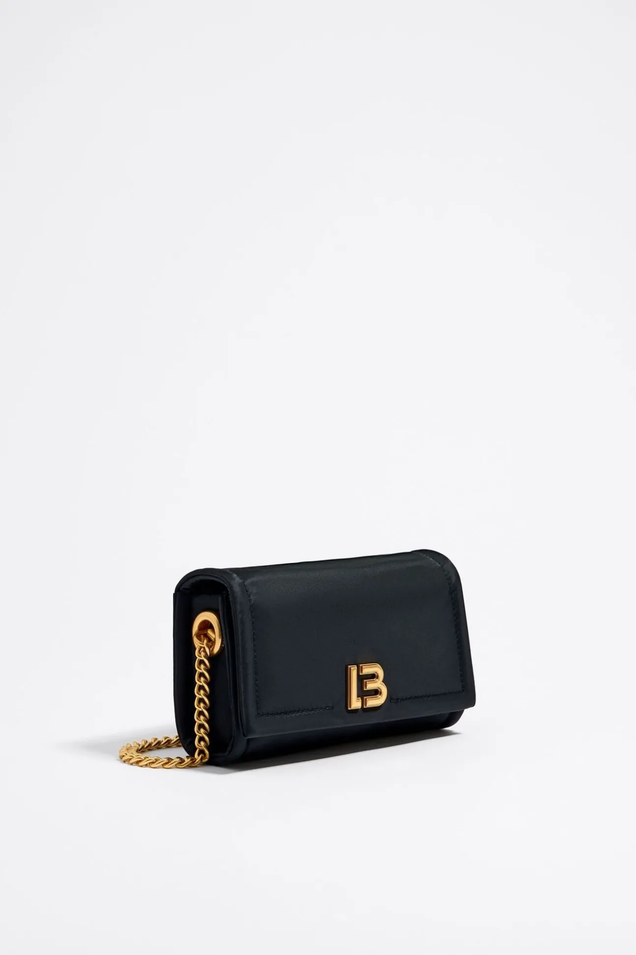 BIMBA Y LOLA Bolso Bandolera Solapa Mini Negro<Mujer Bolsos Nylon