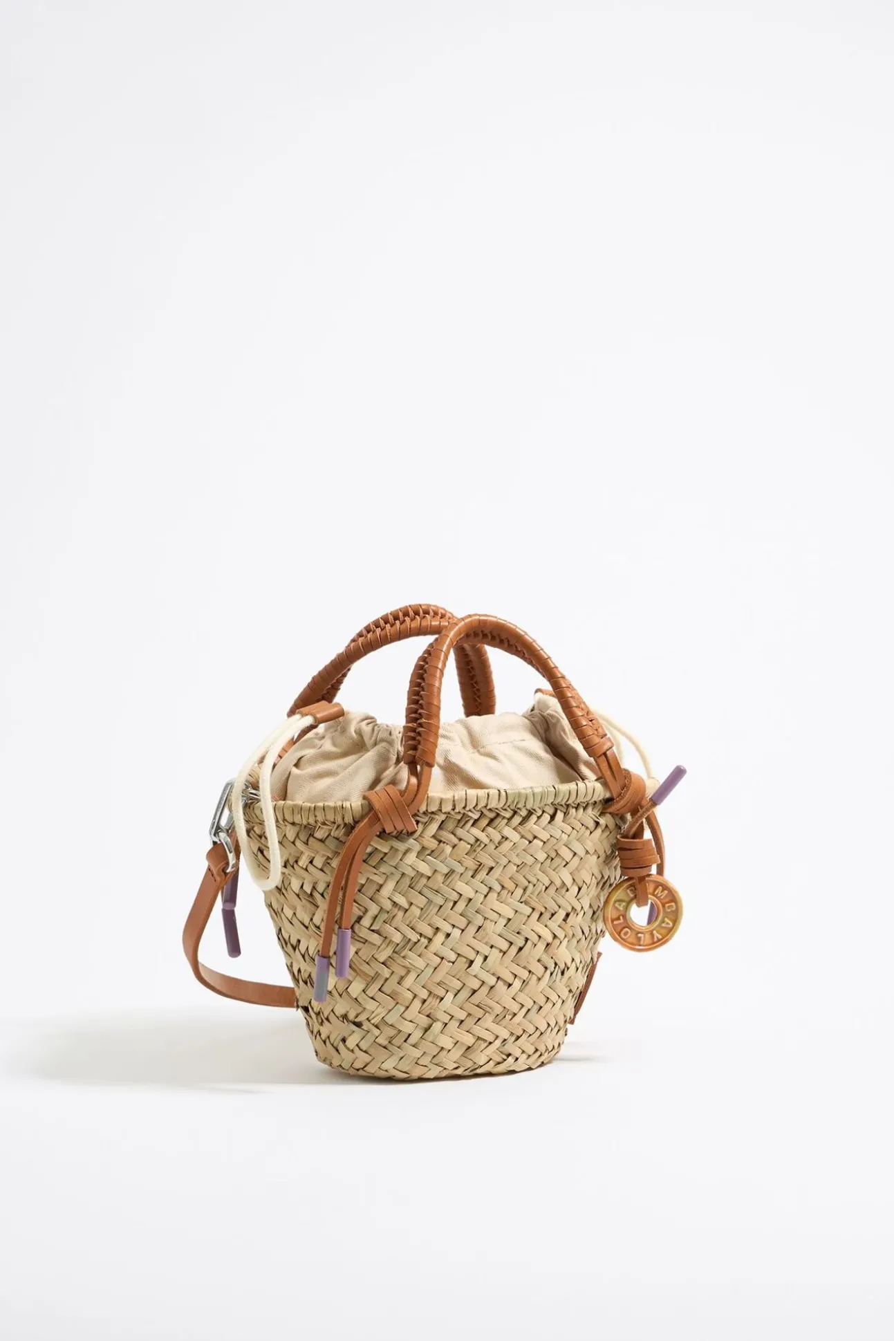 BIMBA Y LOLA Bolso Capazo Pequeno Natural<Mujer Bolsos Shopper