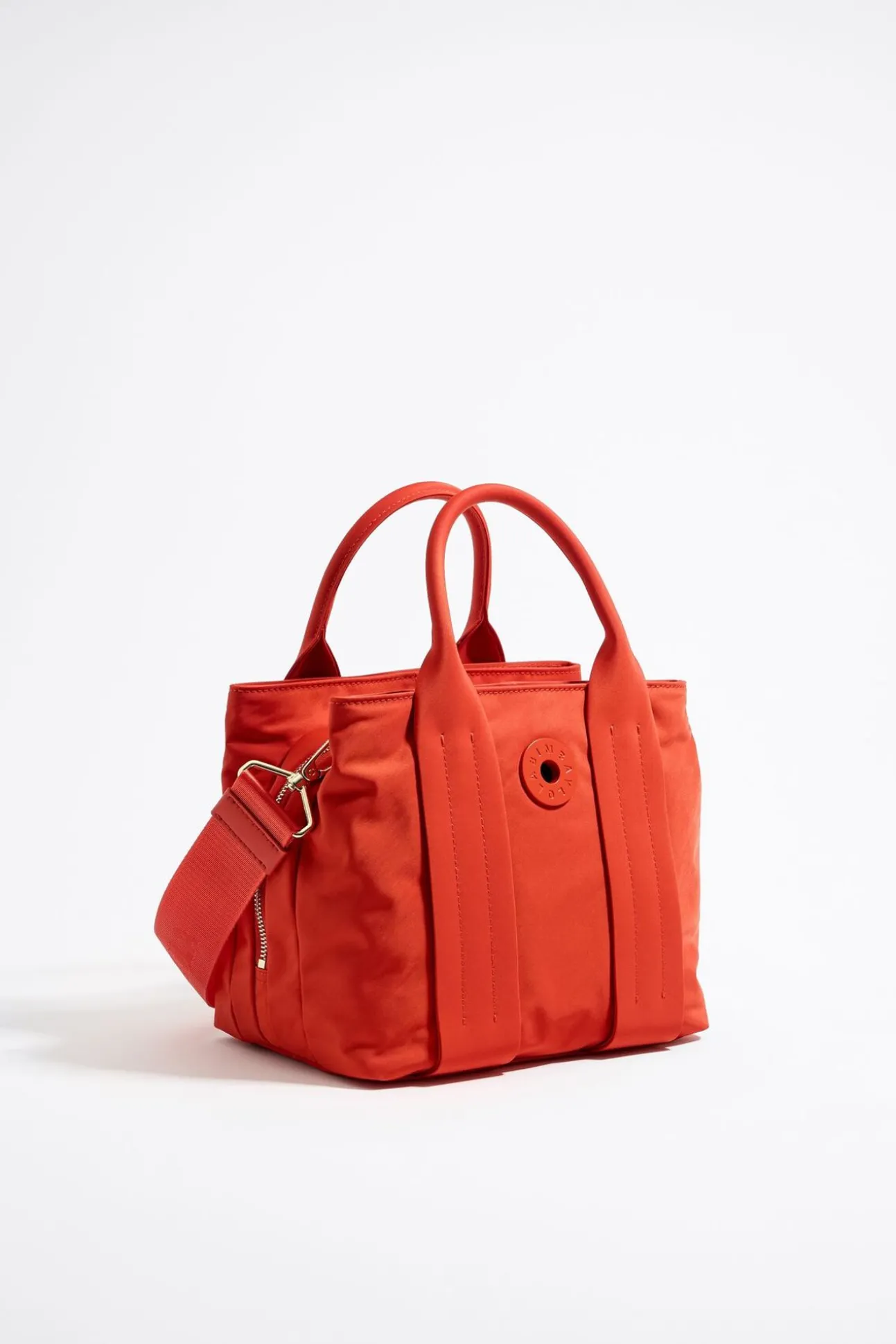 BIMBA Y LOLA Bolso De Mano Mediano Nylon Coral<Mujer Bolsos Nylon