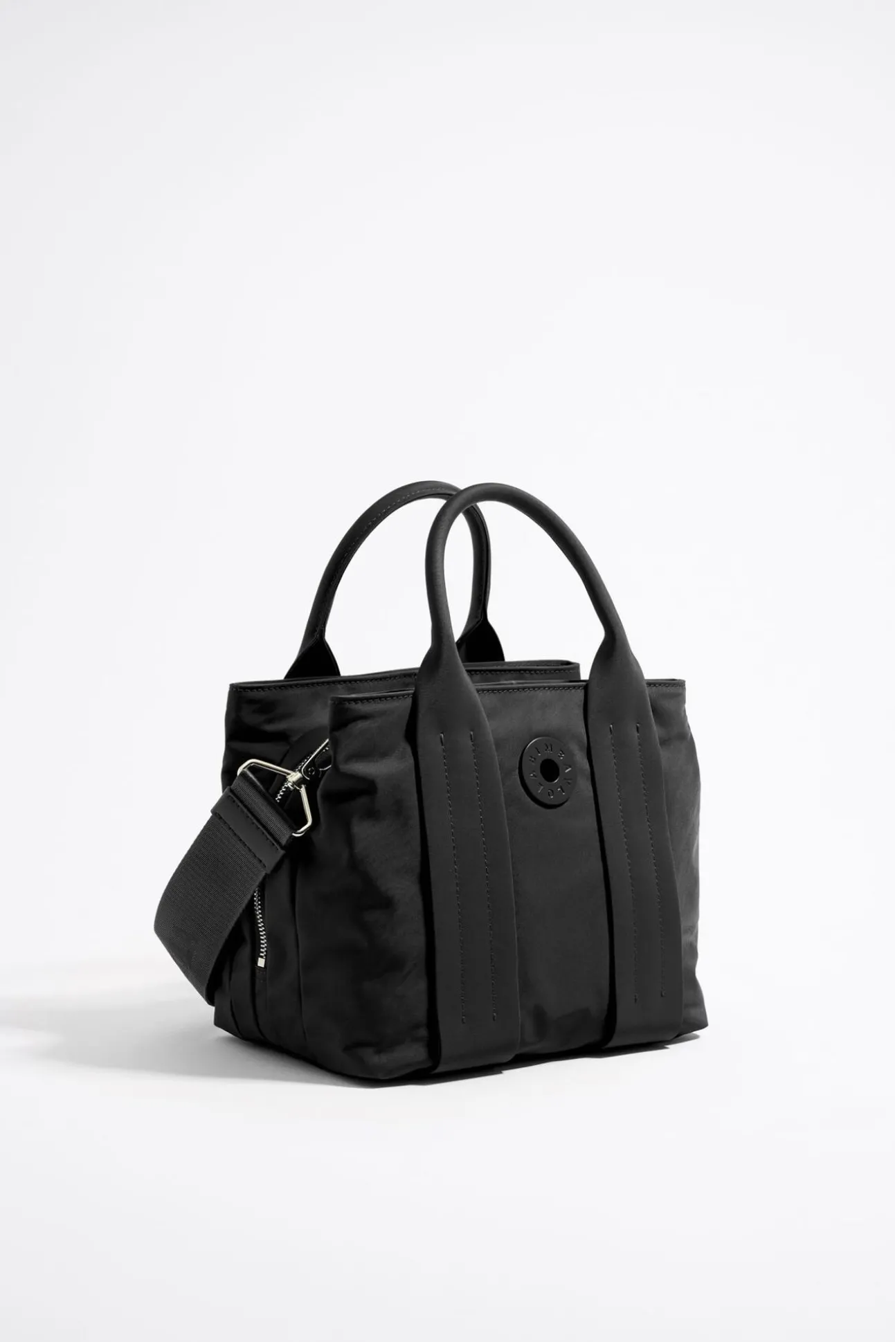 BIMBA Y LOLA Bolso De Mano Mediano Nylon Negro<Mujer Bolsos Nylon