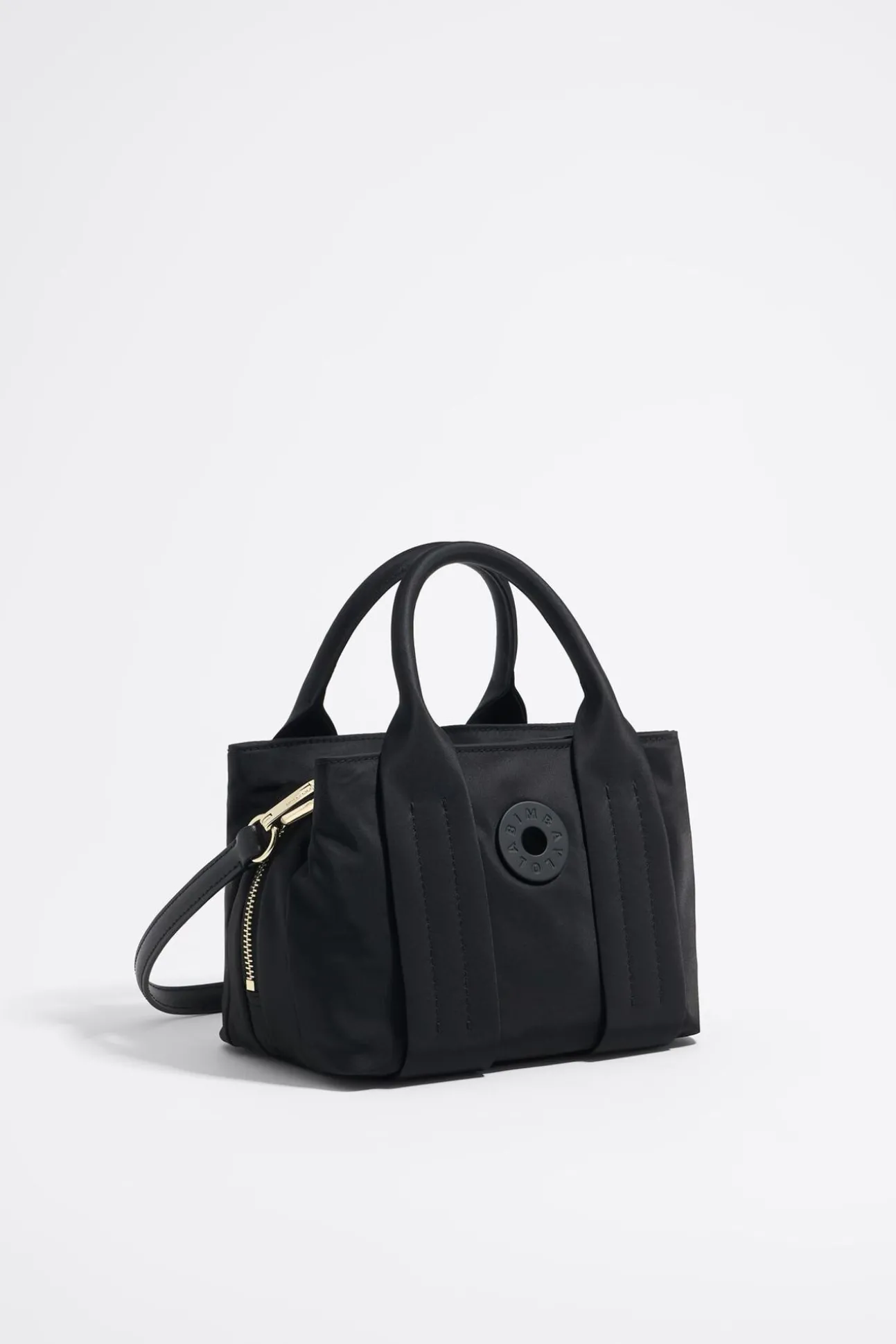 BIMBA Y LOLA Bolso De Mano Pequeno Nylon Negro<Mujer Bolsos Nylon