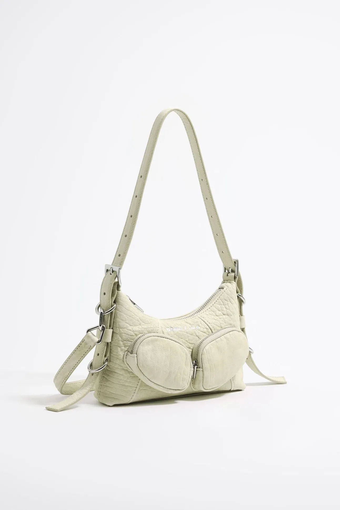 BIMBA Y LOLA Bolso Hobo Pocket Mini Piel Hueso<Mujer Bolsos Pocket