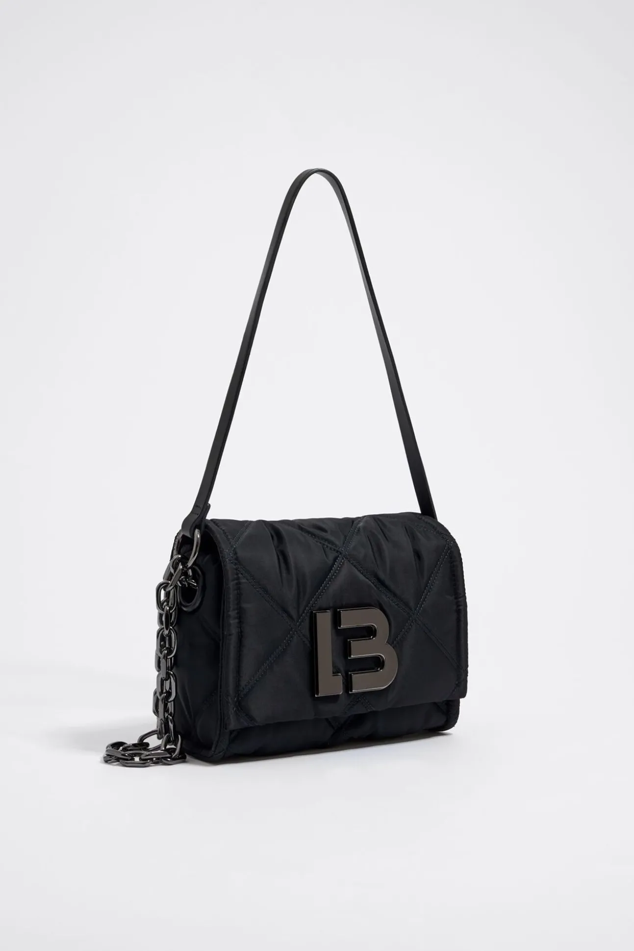 BIMBA Y LOLA Bolso Pequeno Solapa Negro<Mujer Bolsos Nylon