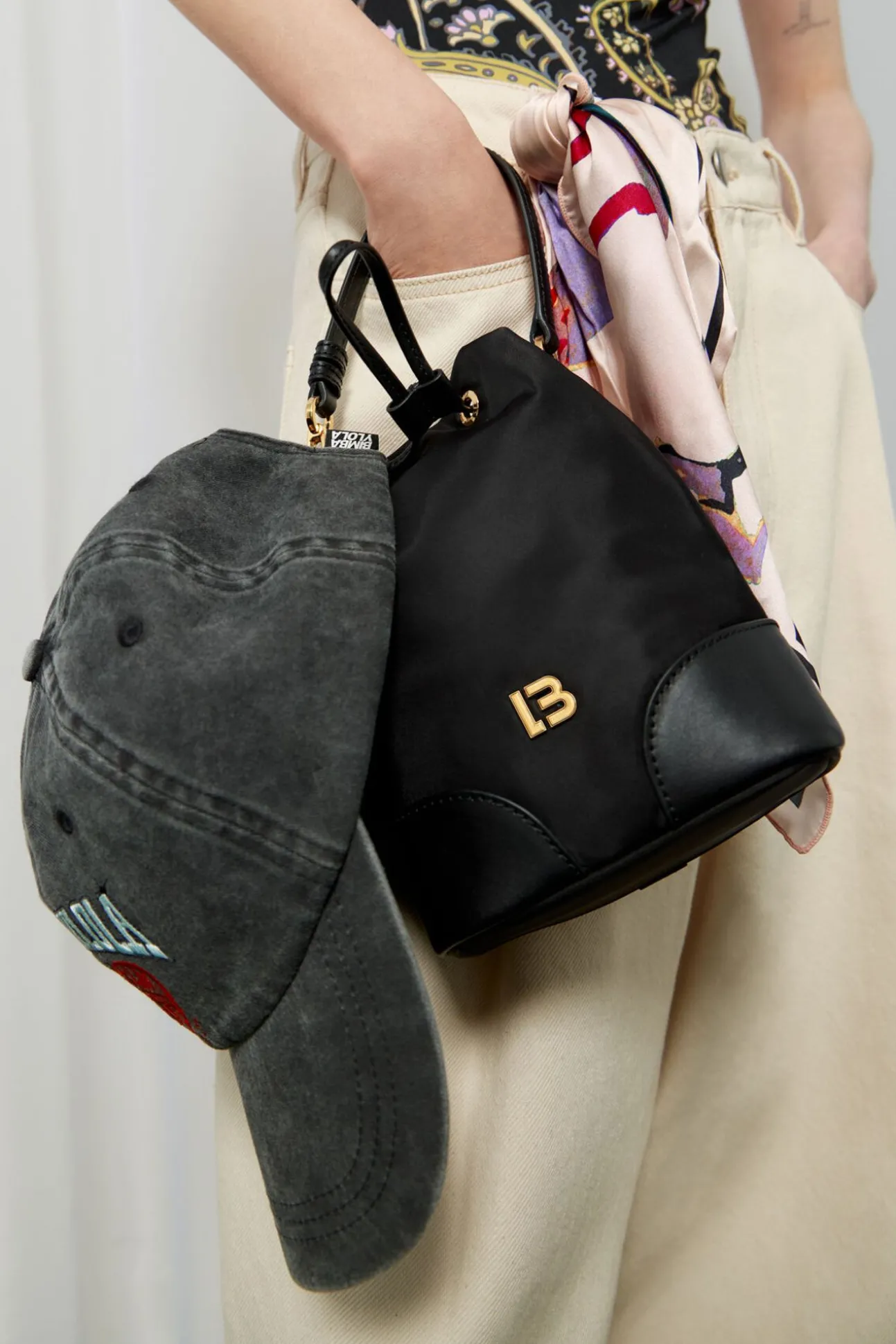 BIMBA Y LOLA Bolso Saca Nylon Negro<Mujer Neceseres