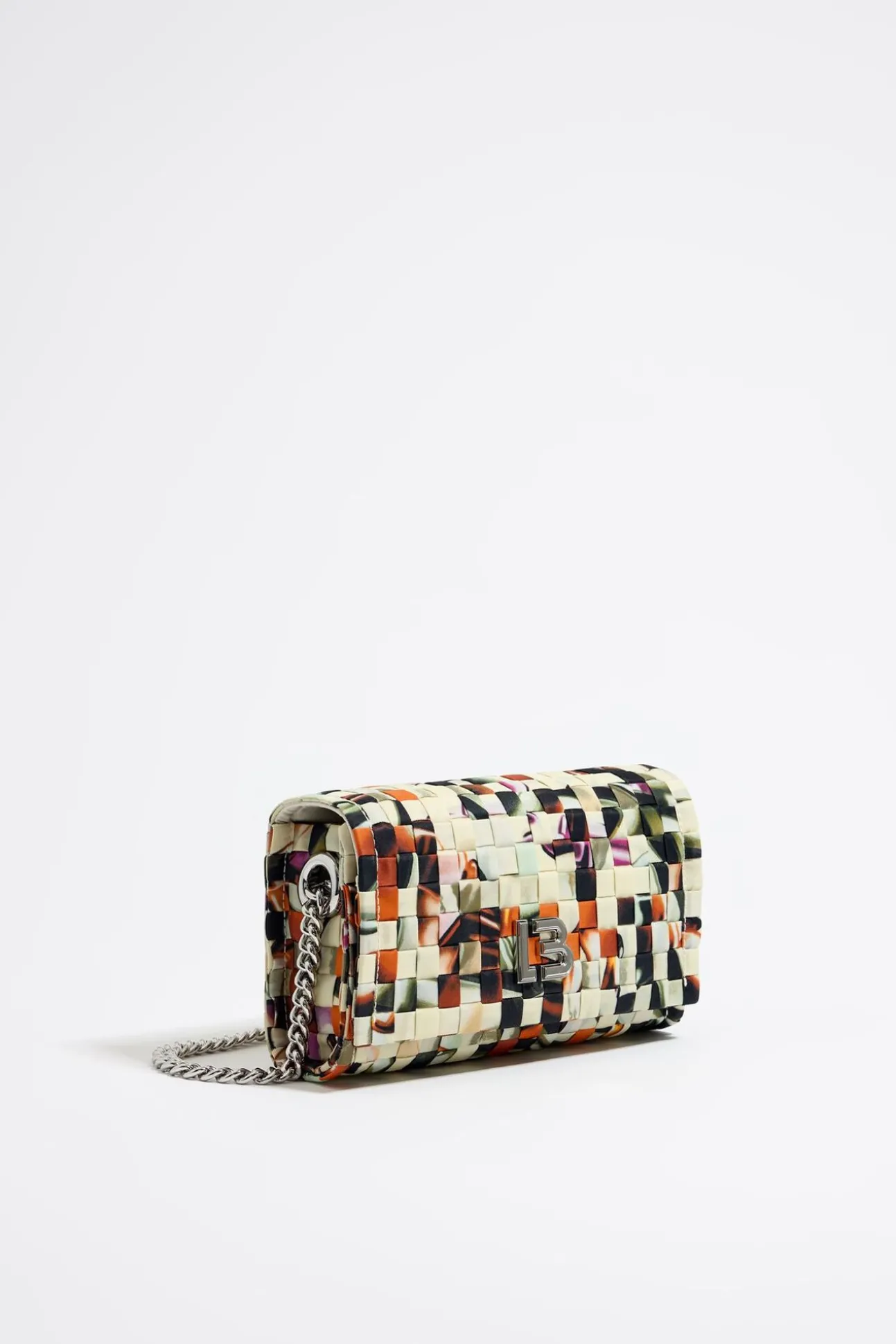 BIMBA Y LOLA Bolso Solapa Mini Nylon Trenzado Print Perfume<Mujer Bolsos Nylon