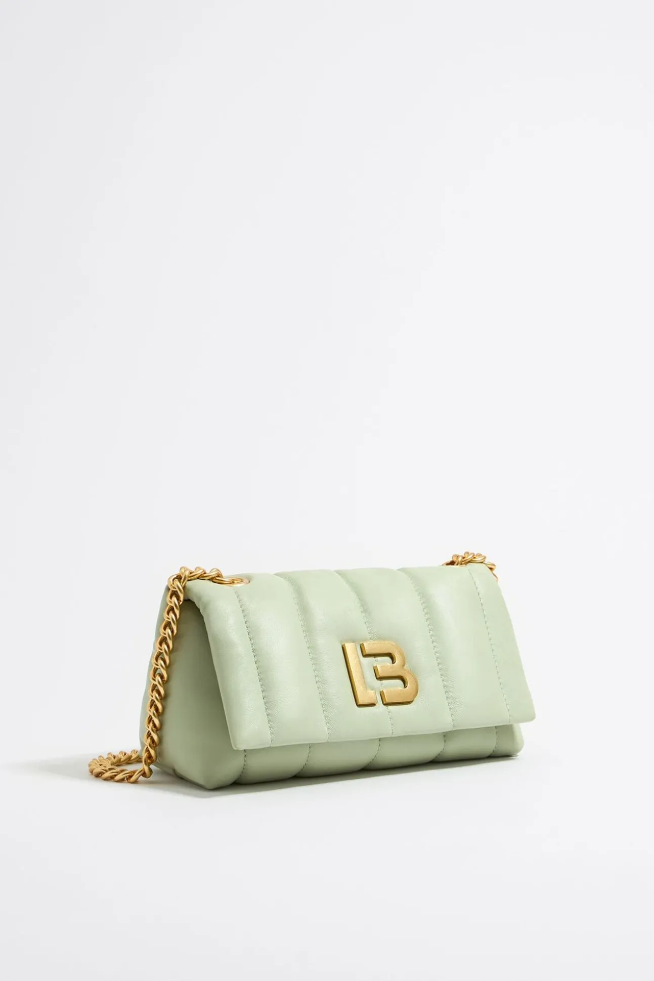 BIMBA Y LOLA Bolso Solapa Pequeno Napa Verde Claro<Mujer Bolsos Piel