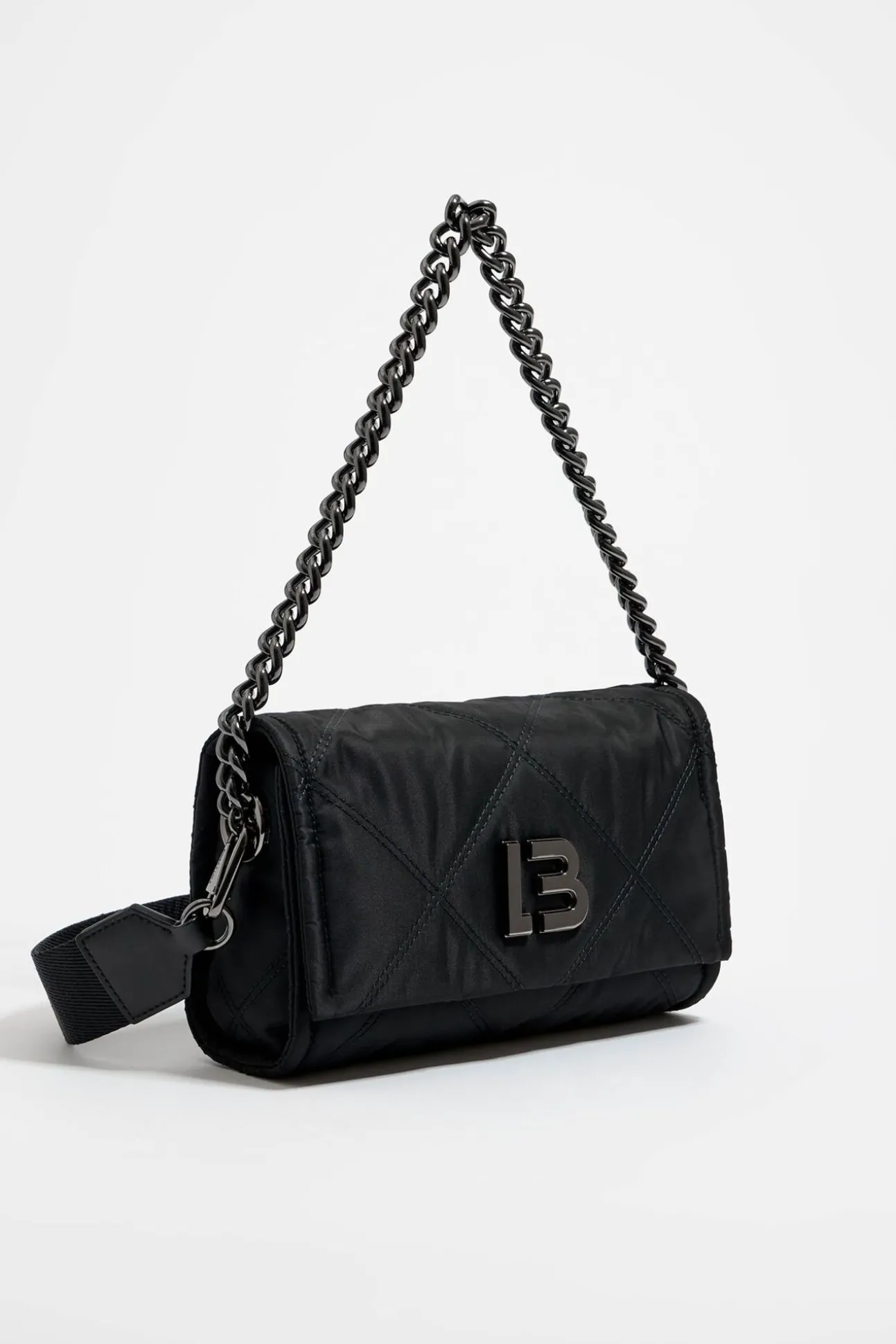 BIMBA Y LOLA Bolso Solapa Pequeno Negro<Mujer Bolsos Nylon