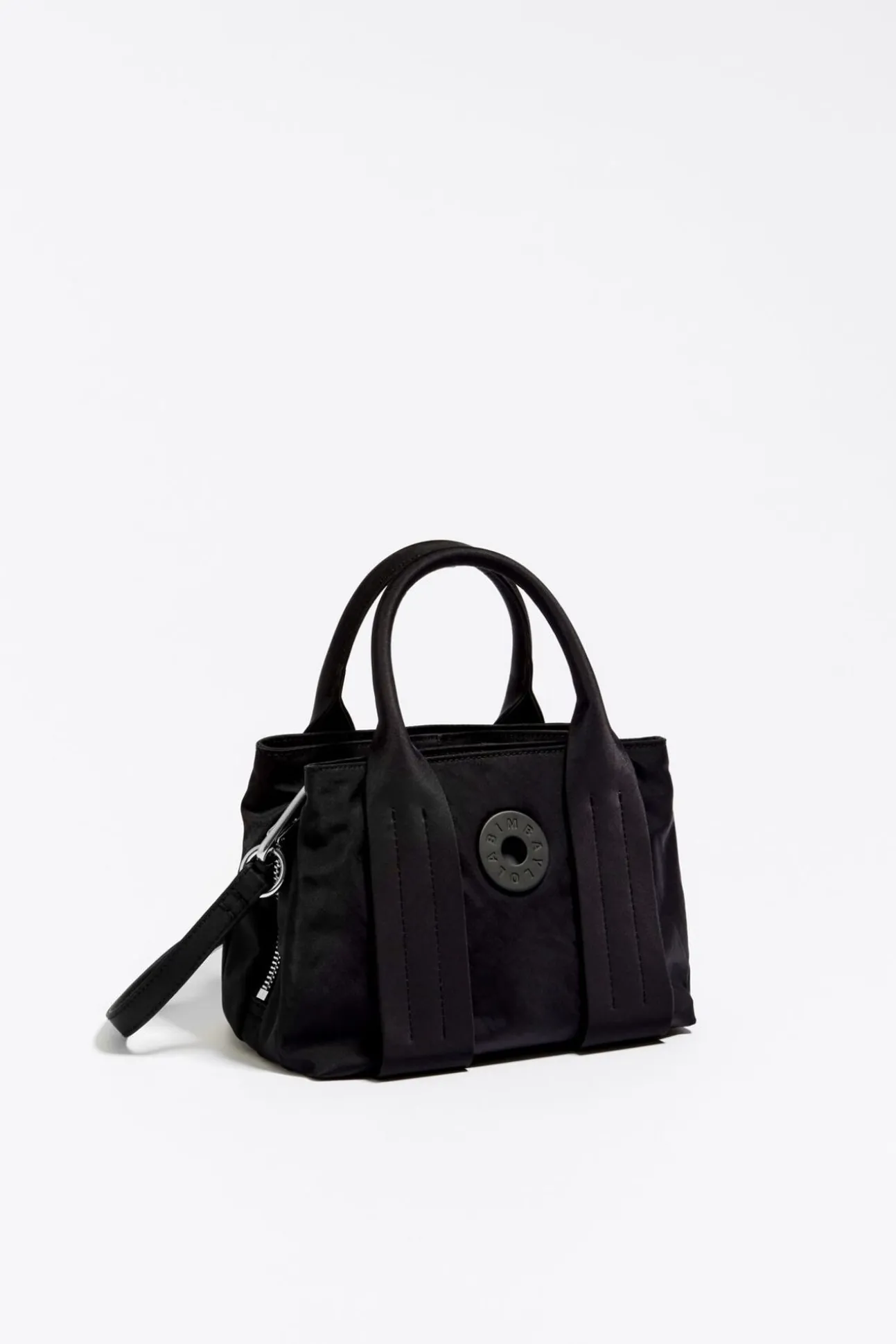 BIMBA Y LOLA Bolso Tote Mini Negro<Mujer Bolsos Nylon