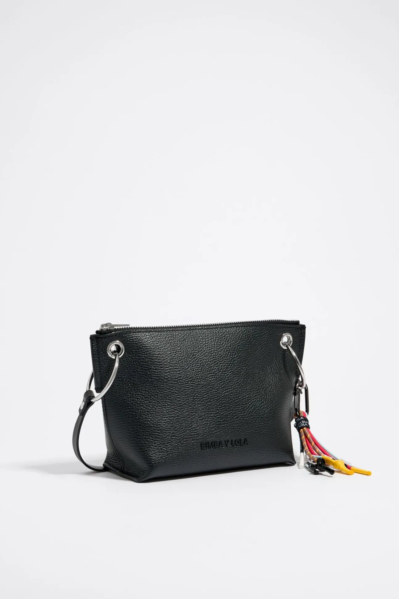 BIMBA Y LOLA Bolso Trapecio Mediano Piel Negro<Mujer Bolsos Piel