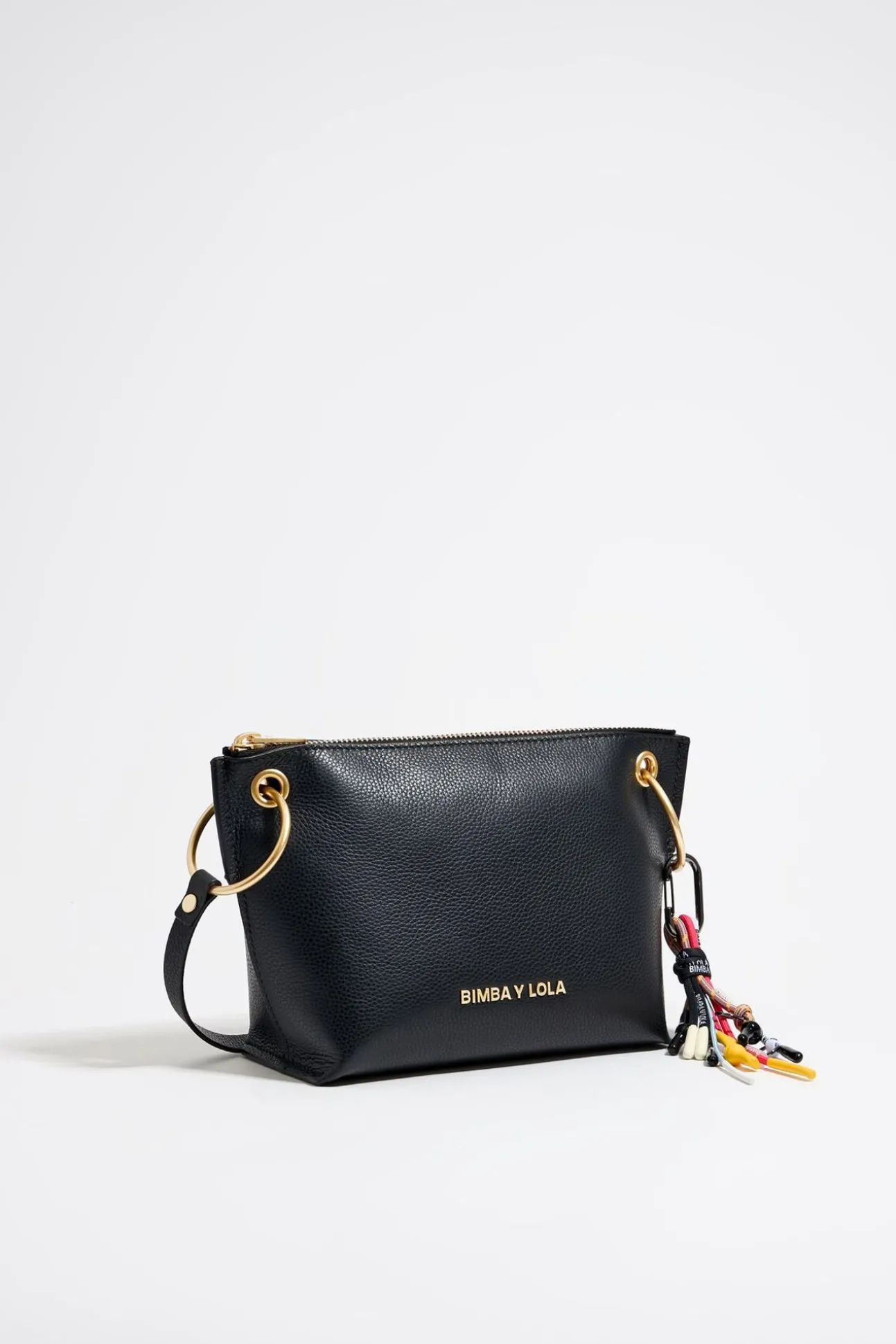 BIMBA Y LOLA Bolso Trapecio Mediano Piel Negro<Mujer Bolsos Piel