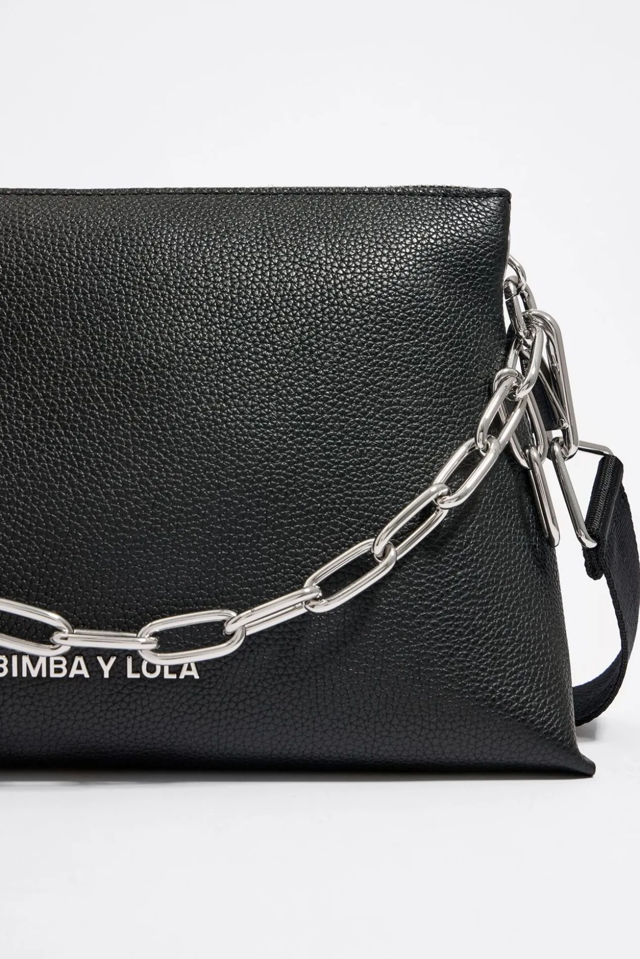 BIMBA Y LOLA Bolso Trapecio Mediano Piel Negro<Mujer Bolsos Piel