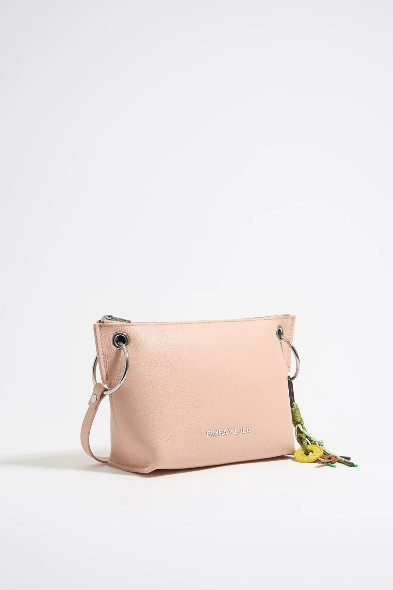 BIMBA Y LOLA Bolso Trapecio Mediano Piel Rosa Claro<Mujer Bolsos Piel