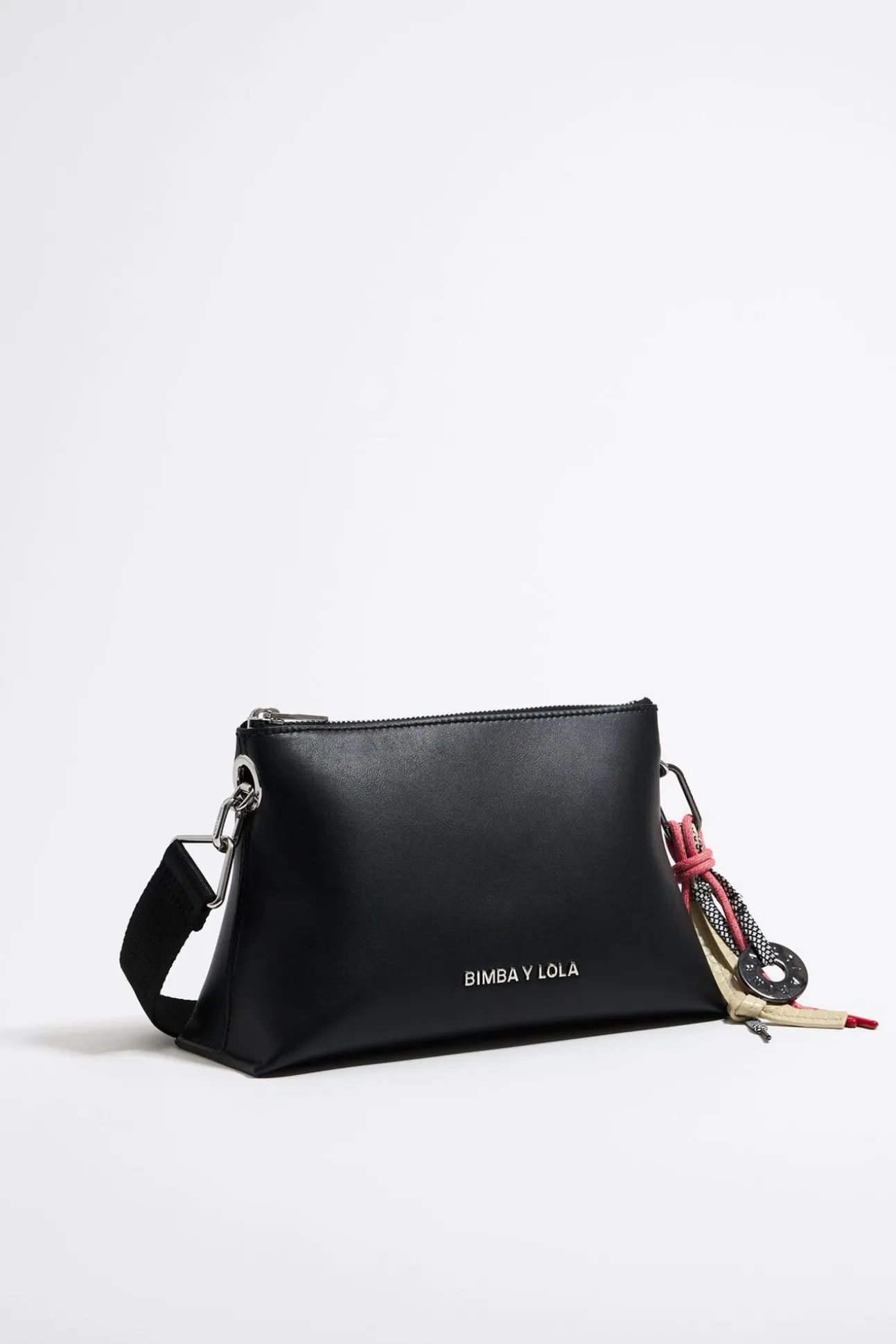 BIMBA Y LOLA Bolso Trapecio Pequeno Piel Negro<Mujer Bolsos Piel