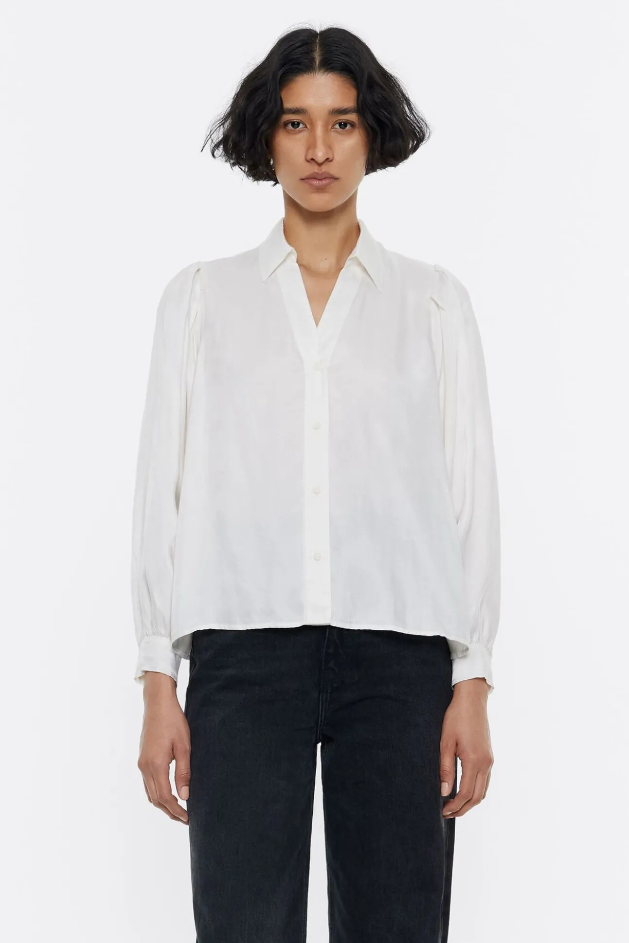 BIMBA Y LOLA Camisa Fluida Marfil<Mujer Camisas