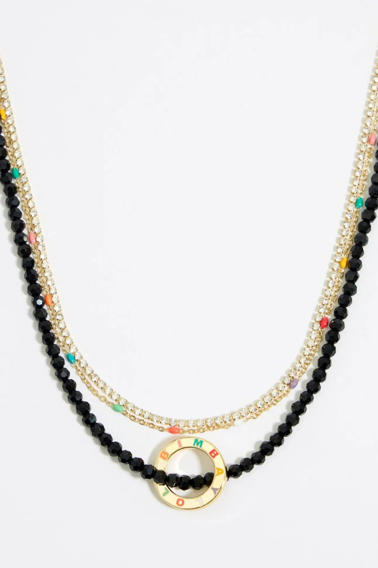 BIMBA Y LOLA Collar Cadena Cristales Dorado<Mujer Collares