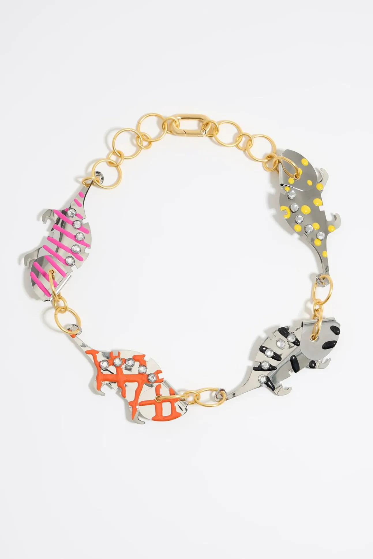 BIMBA Y LOLA Collar Cadena Dorada Y Camaleones Esmaltados<Mujer Collares