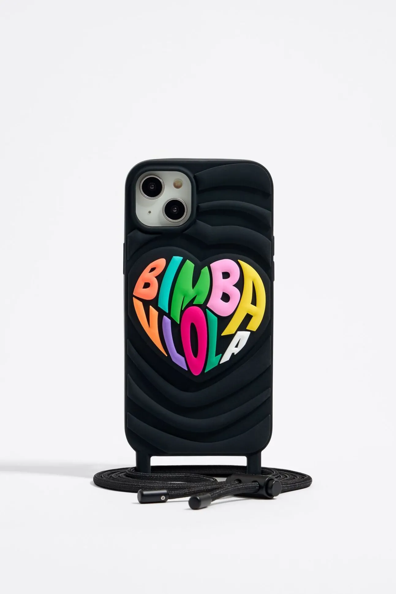 BIMBA Y LOLA Funda Iphone 14 Plus Silicona Negra<Mujer Carcasas Móvil