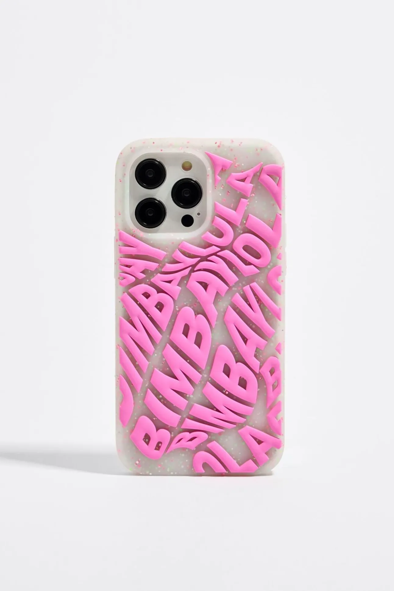 BIMBA Y LOLA Funda Iphone 14 Pro Max Silicona Logo Rosa<Mujer Carcasas Móvil