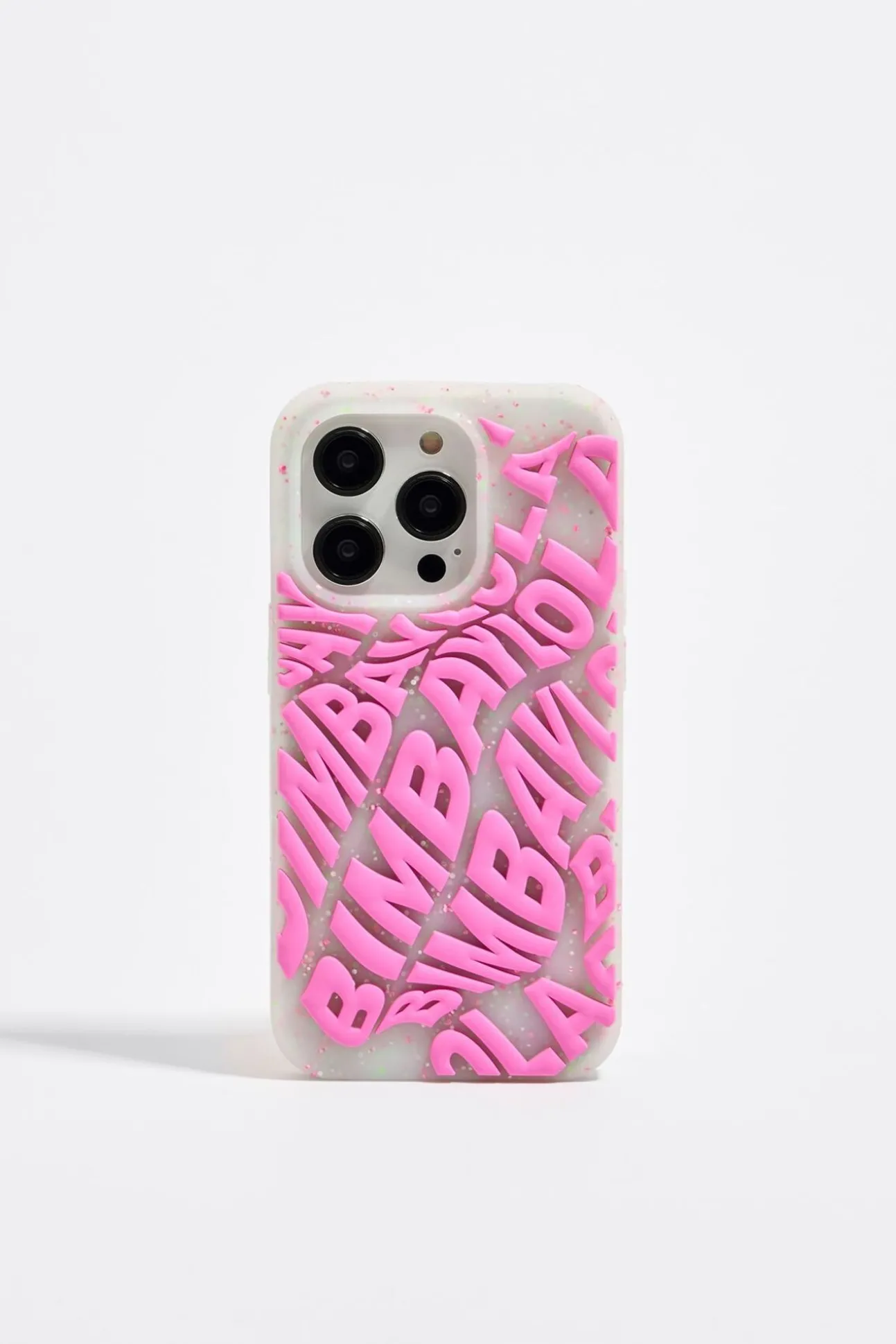 BIMBA Y LOLA Funda Iphone 14 Pro Silicona Logo Rosa<Mujer Carcasas Móvil