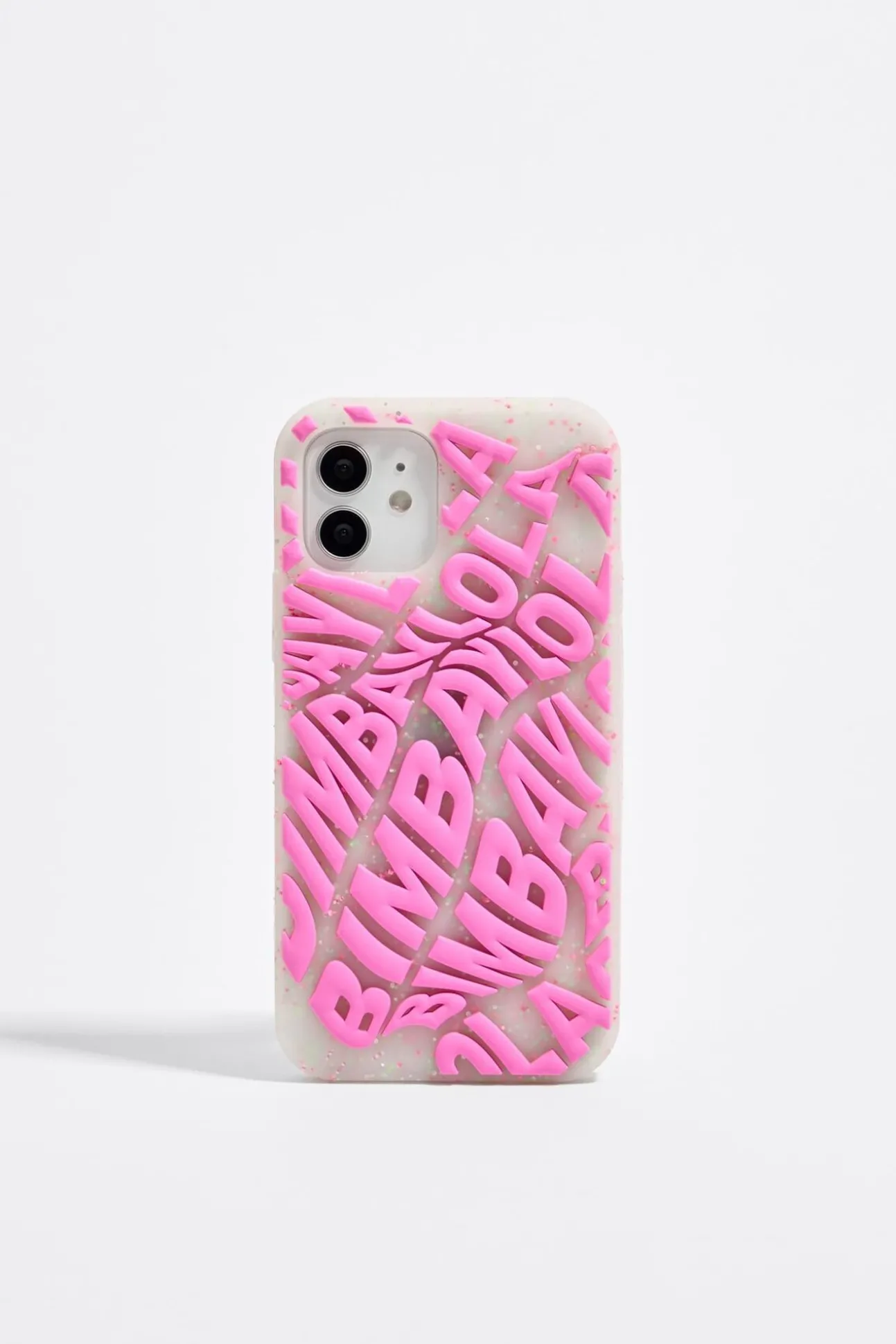 BIMBA Y LOLA Funda Iphone 12/12 Pro Silicona Logo Rosa<Mujer Carcasas Móvil