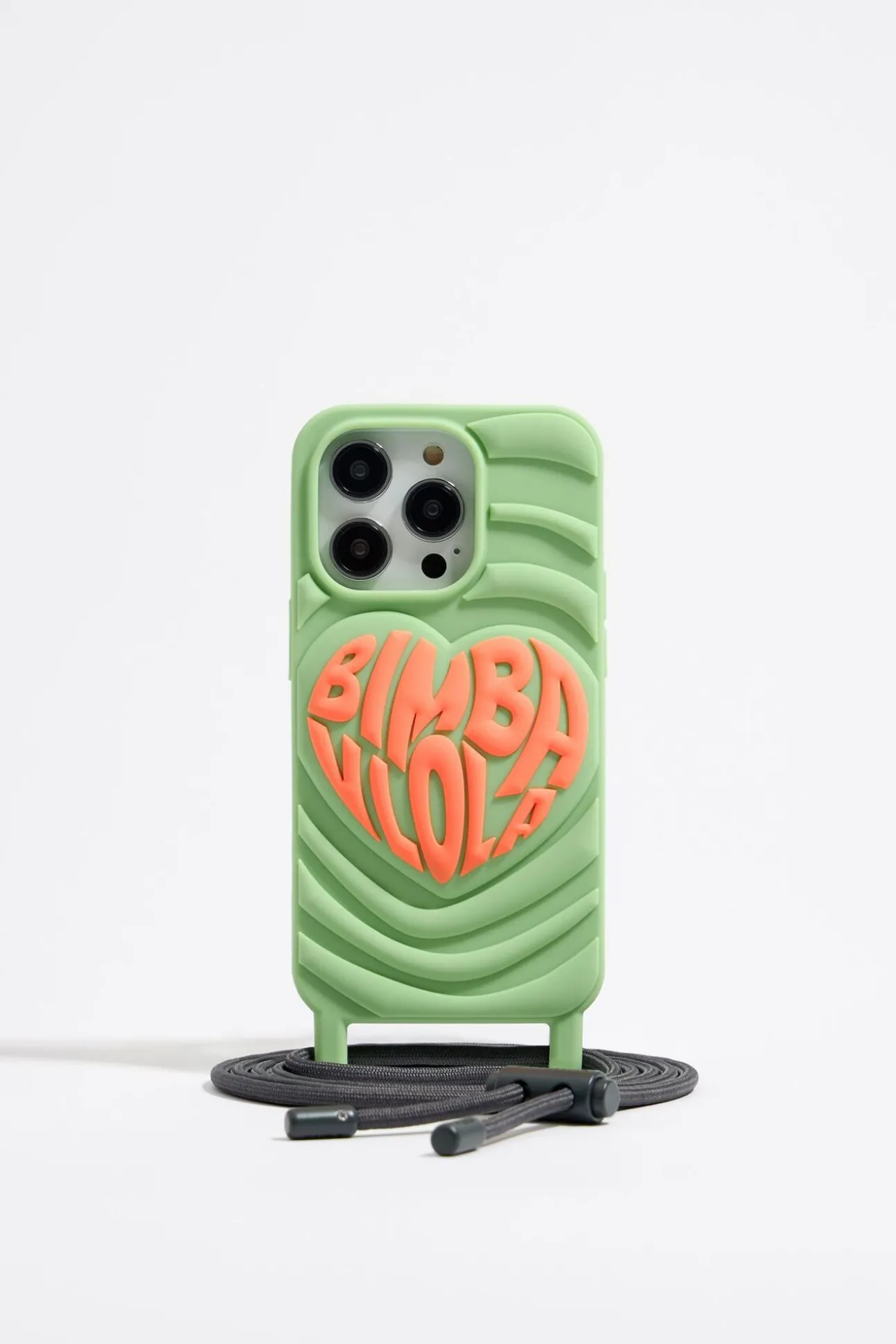 BIMBA Y LOLA Funda Iphone 14 Pro Silicona Verde<Mujer Carcasas Móvil