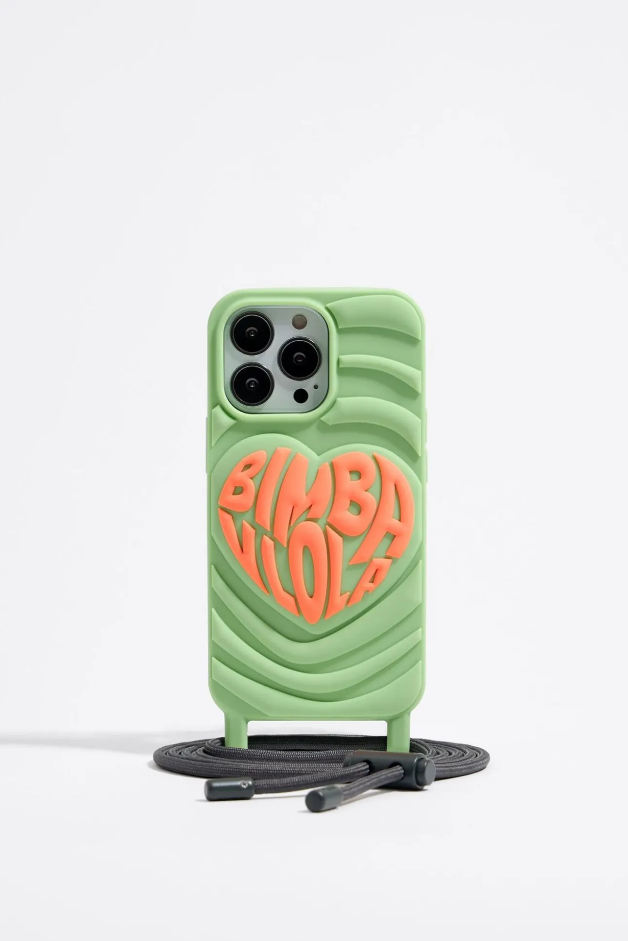 BIMBA Y LOLA Funda Iphone 13 Pro Silicona Verde<Mujer Carcasas Móvil