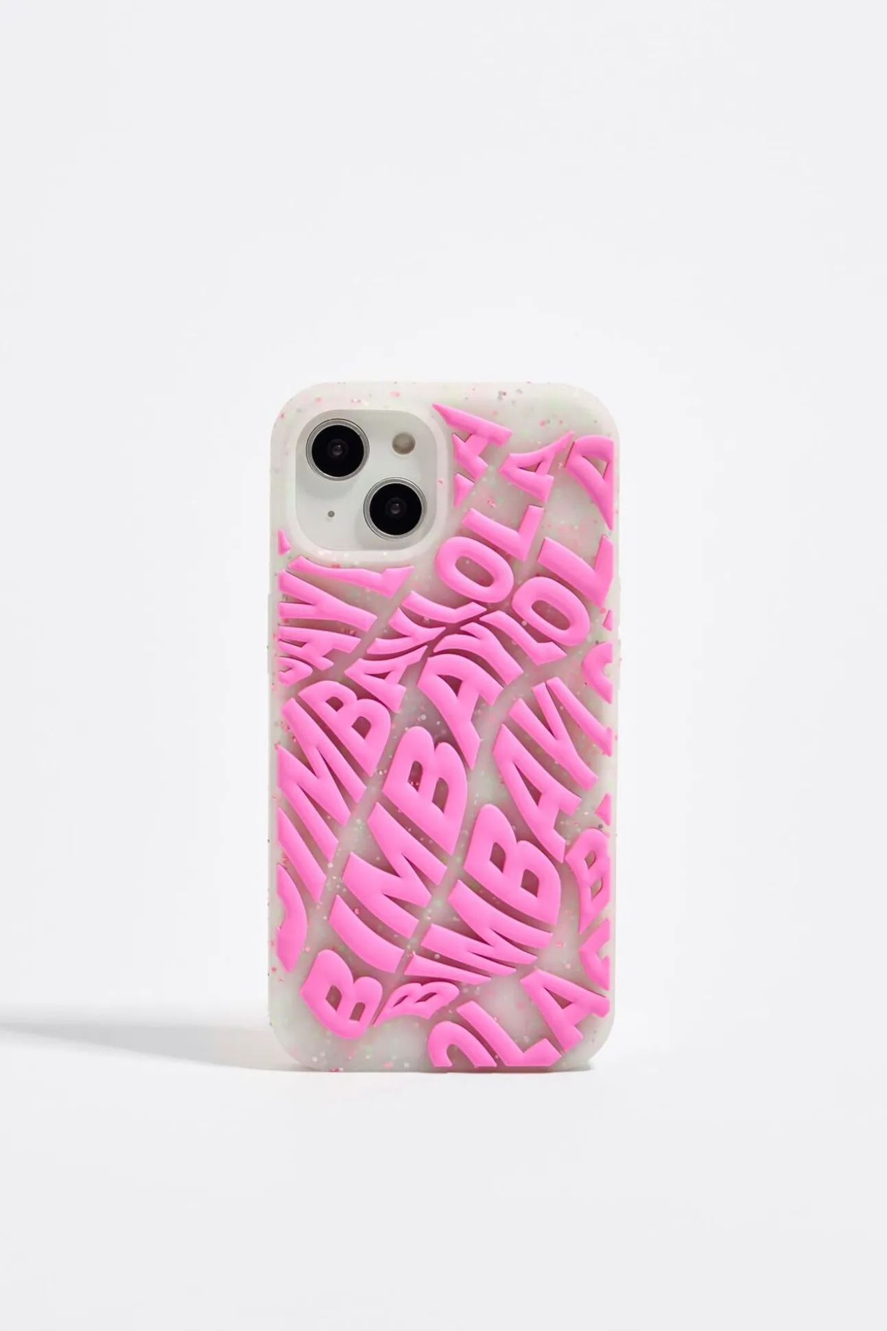 BIMBA Y LOLA Funda Iphone 14 Silicona Logo Rosa<Mujer Carcasas Móvil