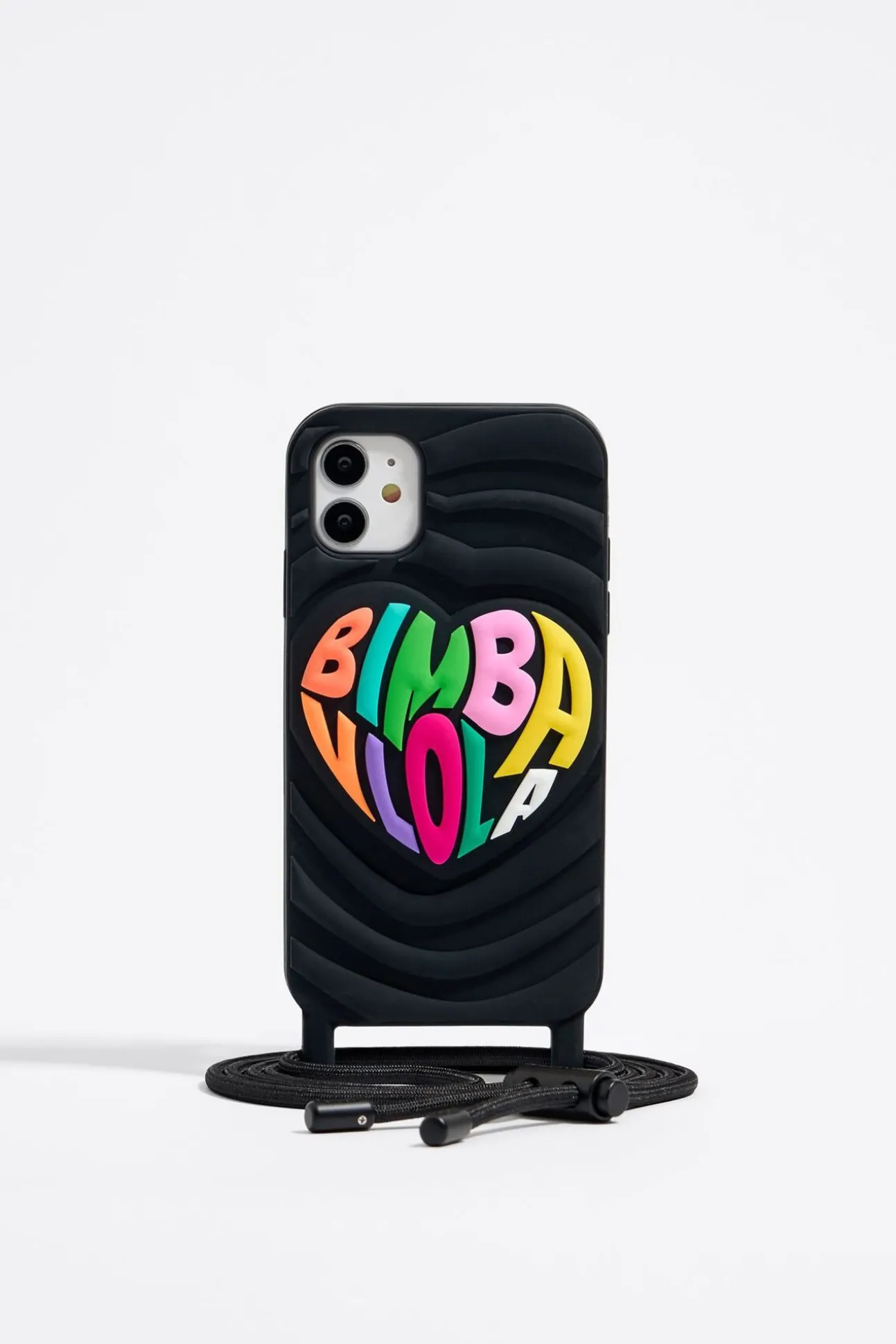 BIMBA Y LOLA Funda Iphone 11 Silicona Negra<Mujer Carcasas Móvil