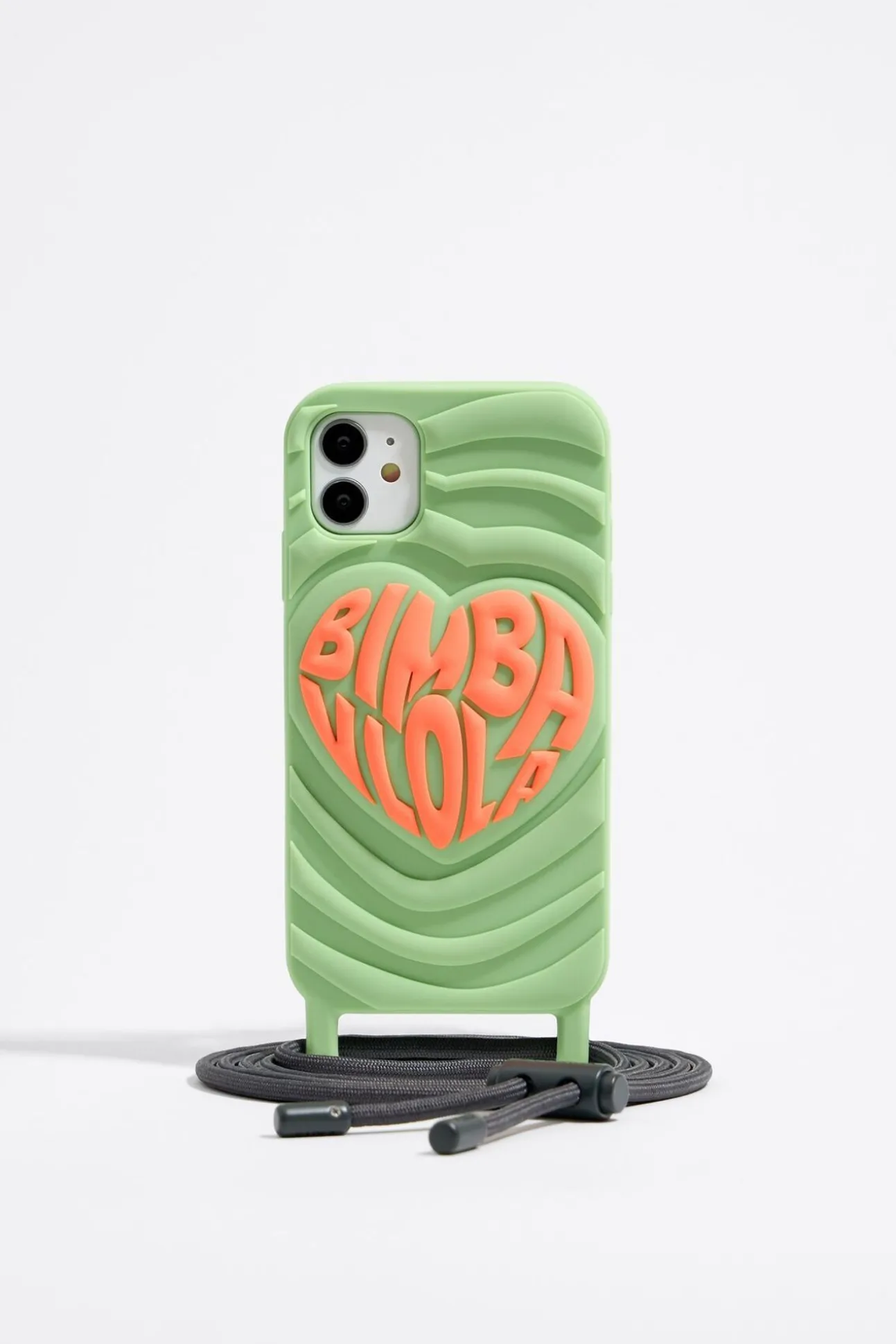 BIMBA Y LOLA Funda Iphone 11 Silicona Verde<Mujer Carcasas Móvil