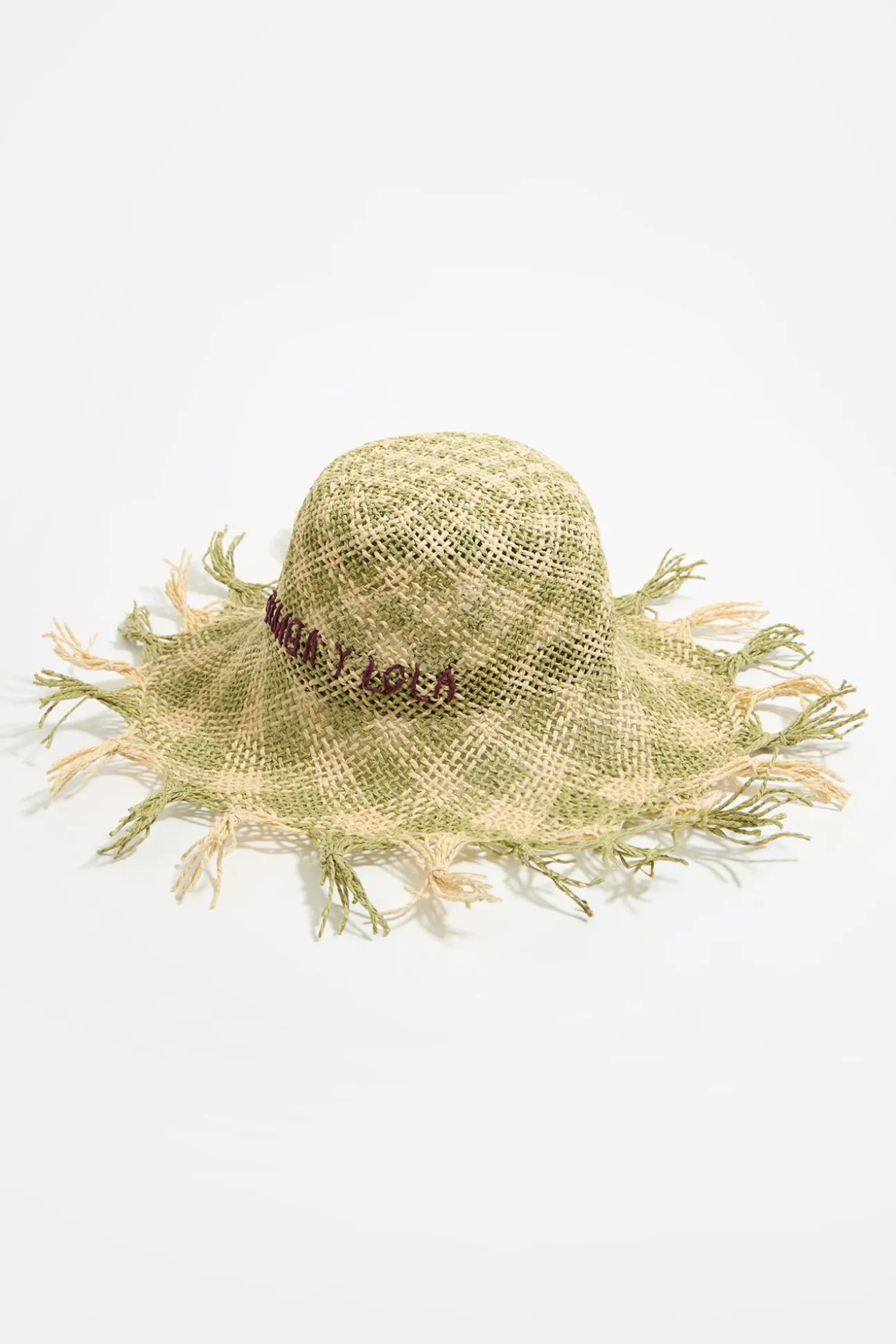 BIMBA Y LOLA Gorro Rafia Verde<Mujer Gorros Y Gorras