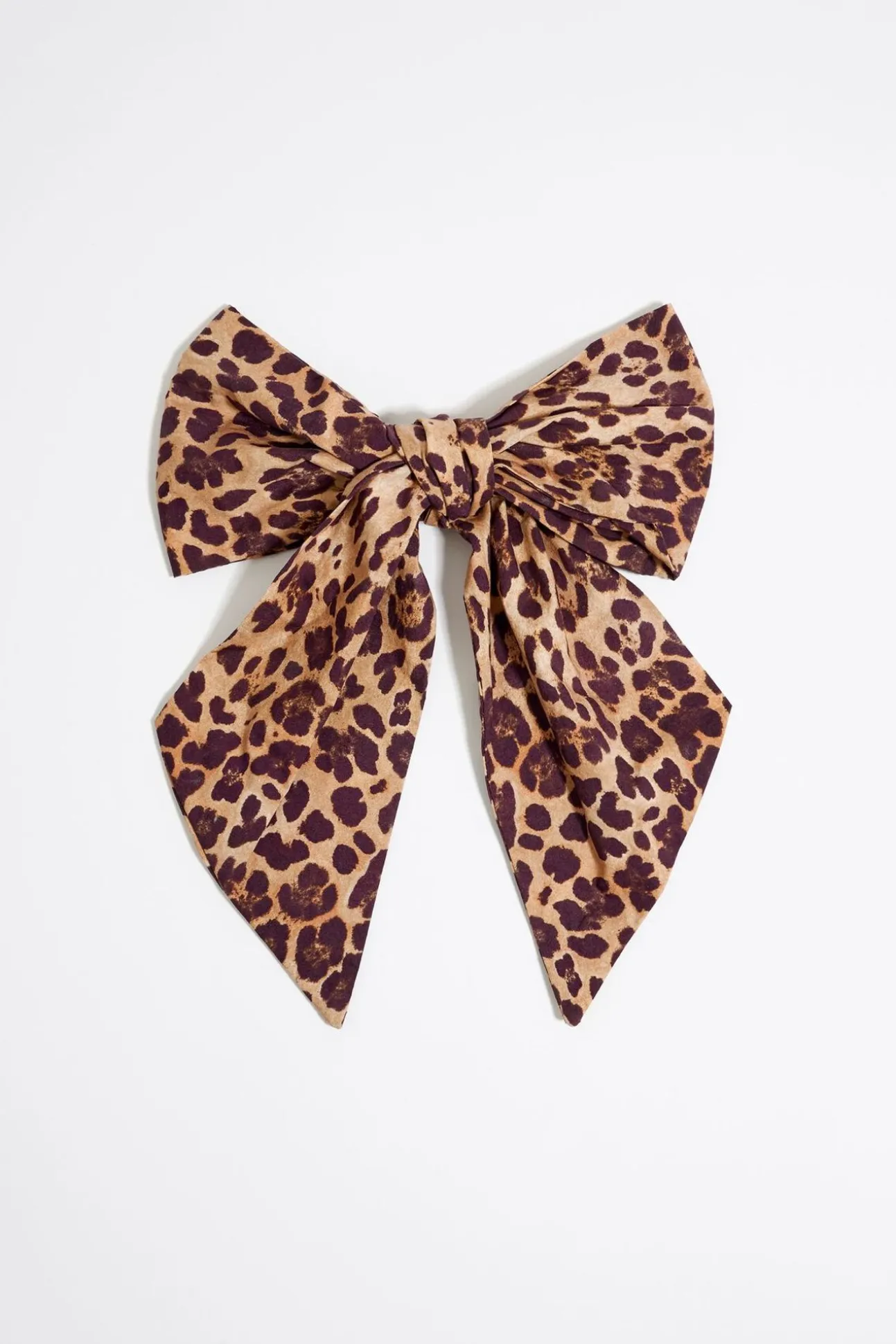 BIMBA Y LOLA Horquilla Lazo Print Leopard Natural<Mujer Accesorios Pelo