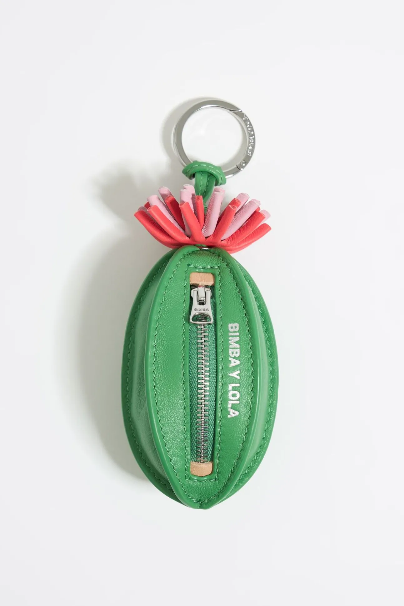 BIMBA Y LOLA Llavero Charm Pelota Piel Verde<Mujer Llaveros