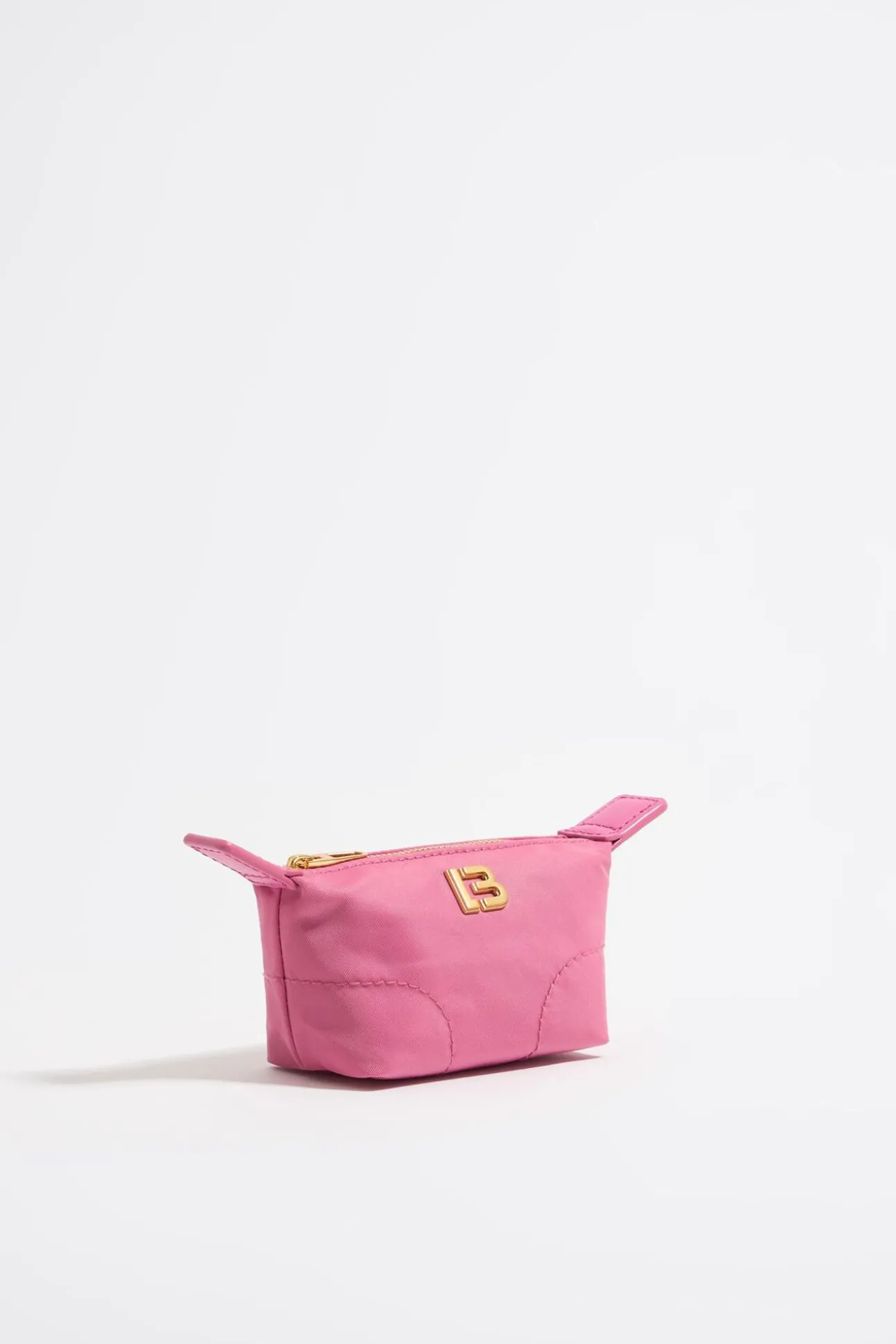 BIMBA Y LOLA Monedero Trapecio Mini Nylon Fucsia<Mujer Nylon