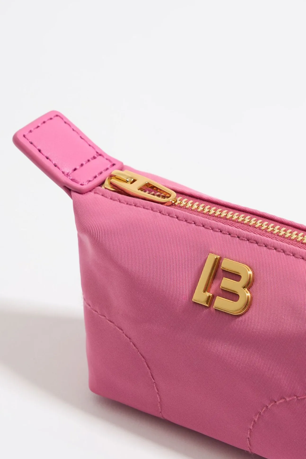 BIMBA Y LOLA Monedero Trapecio Mini Nylon Fucsia<Mujer Nylon