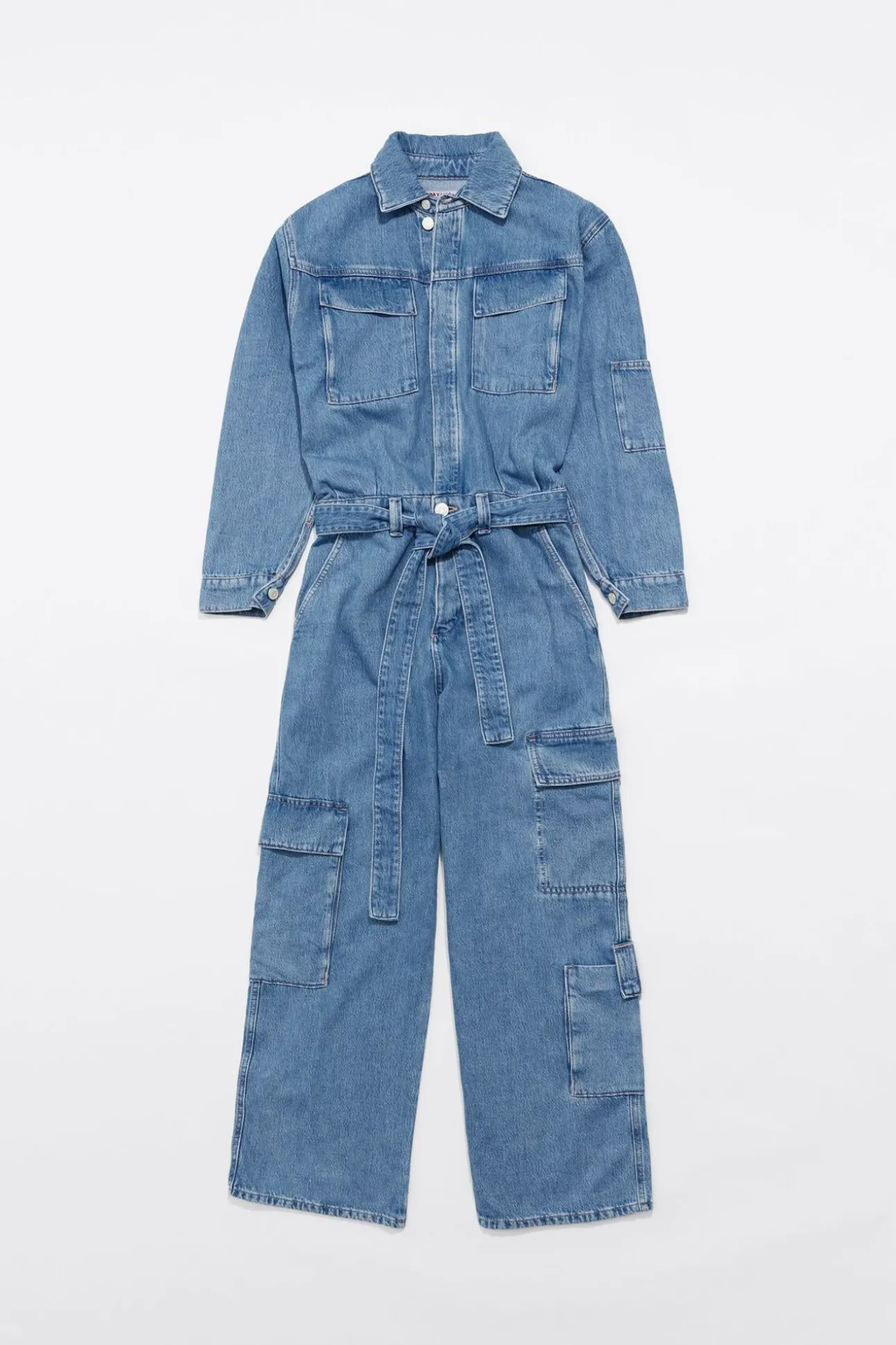 BIMBA Y LOLA Mono Denim Cargo Azul<Mujer Denim